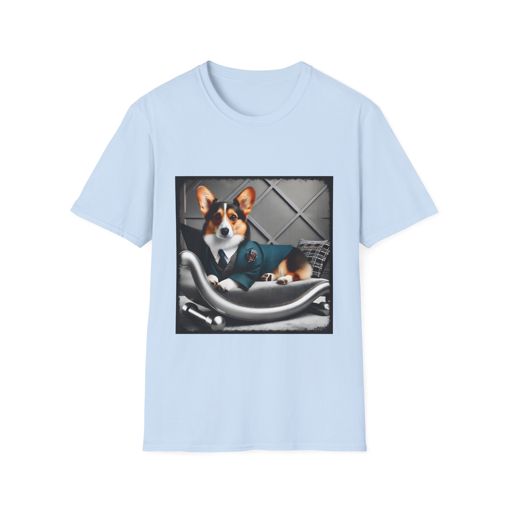 Pembroke Welsh Corgi Chic Chap | Unisex Dog T-Shirt