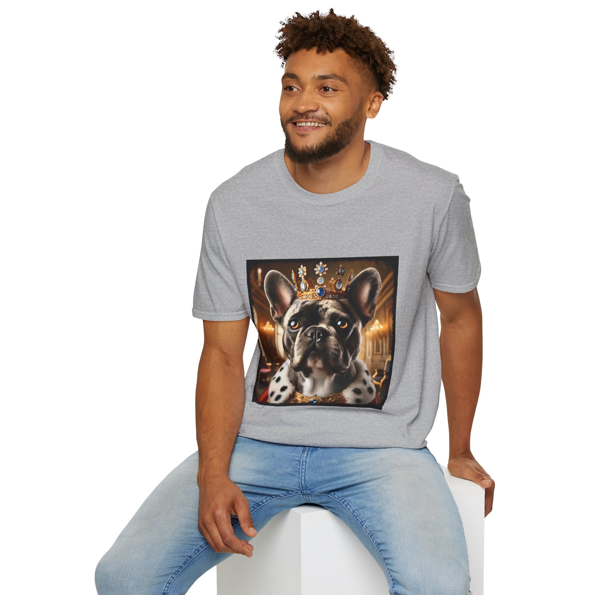 French Bulldog Crowned Prince | Unisex Dog T-Shirt