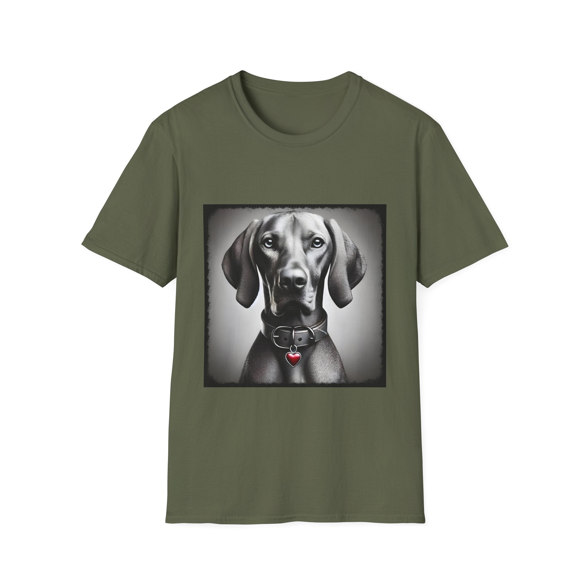 Vizsla Heart Charm | Unisex Dog T-Shirt