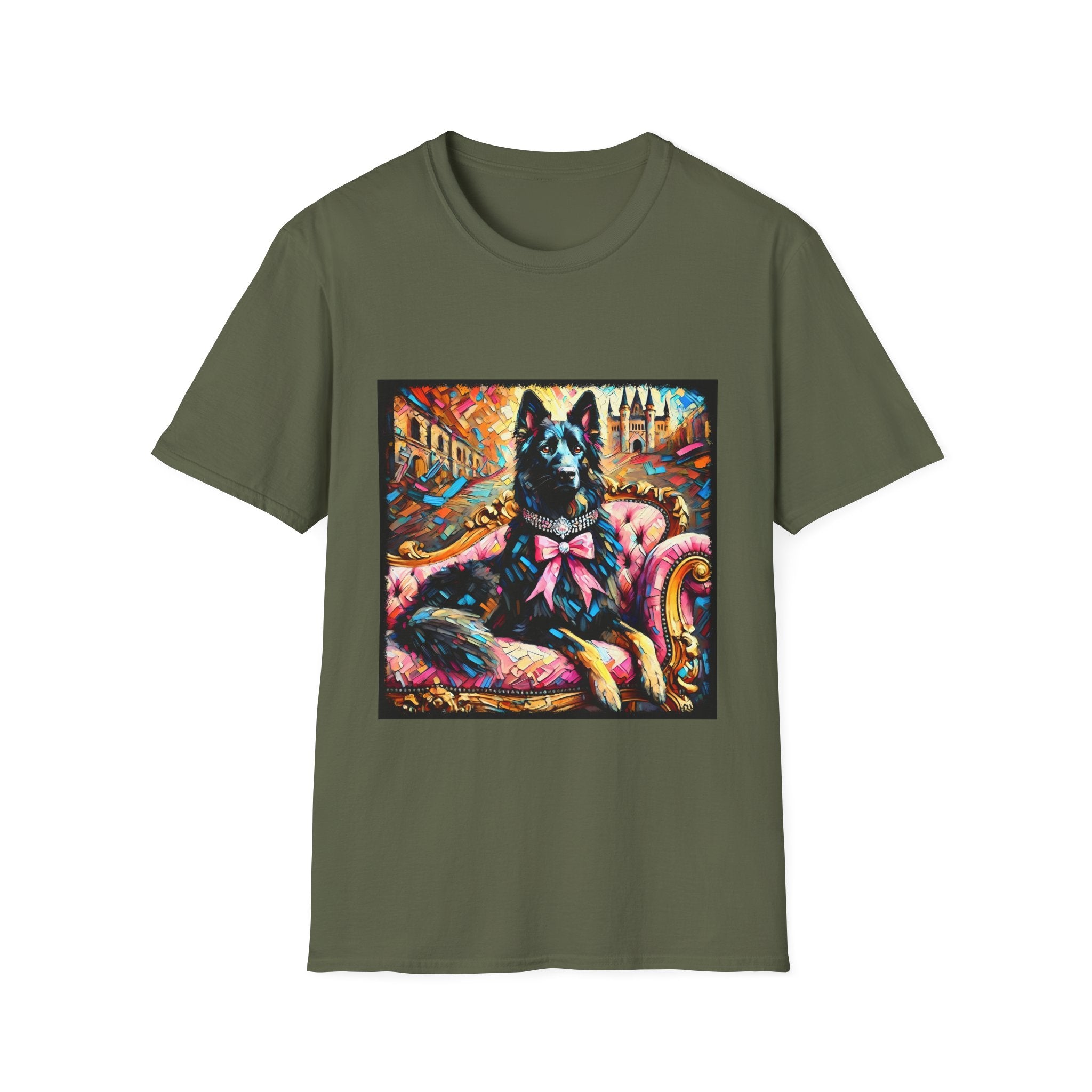 German Shepherd Diamond Princess Classic  | Unisex Dog T-Shirt