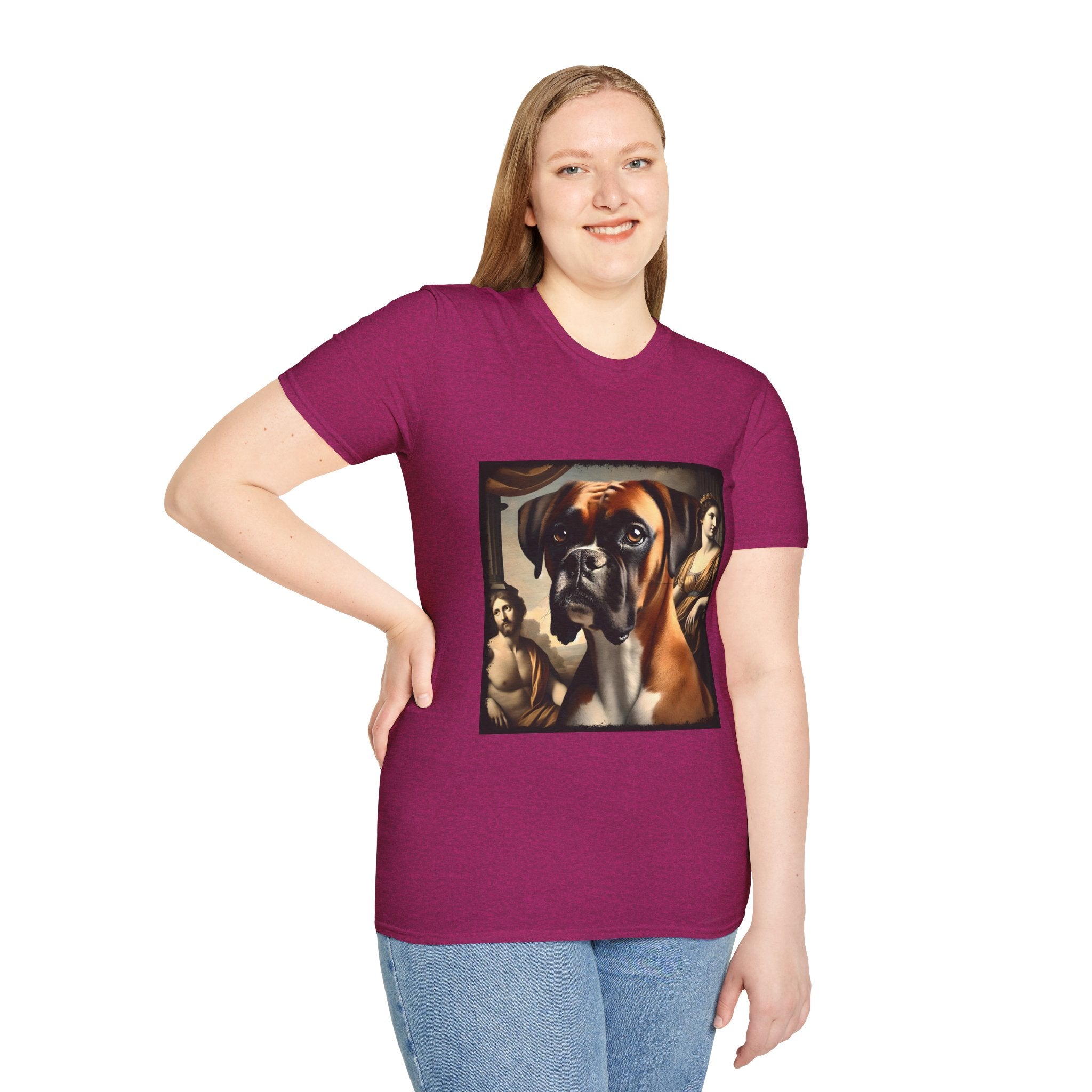 Boxer Posh Portrait | Unisex Dog T-Shirt