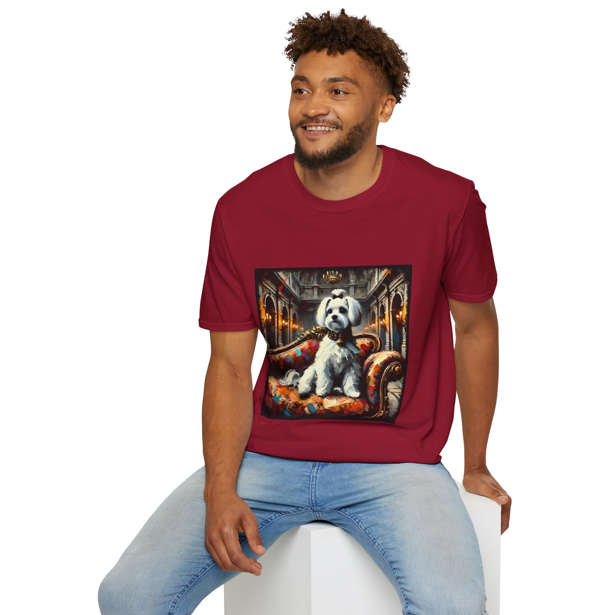 Maltese Bold Classic | Unisex Dog T-Shirt