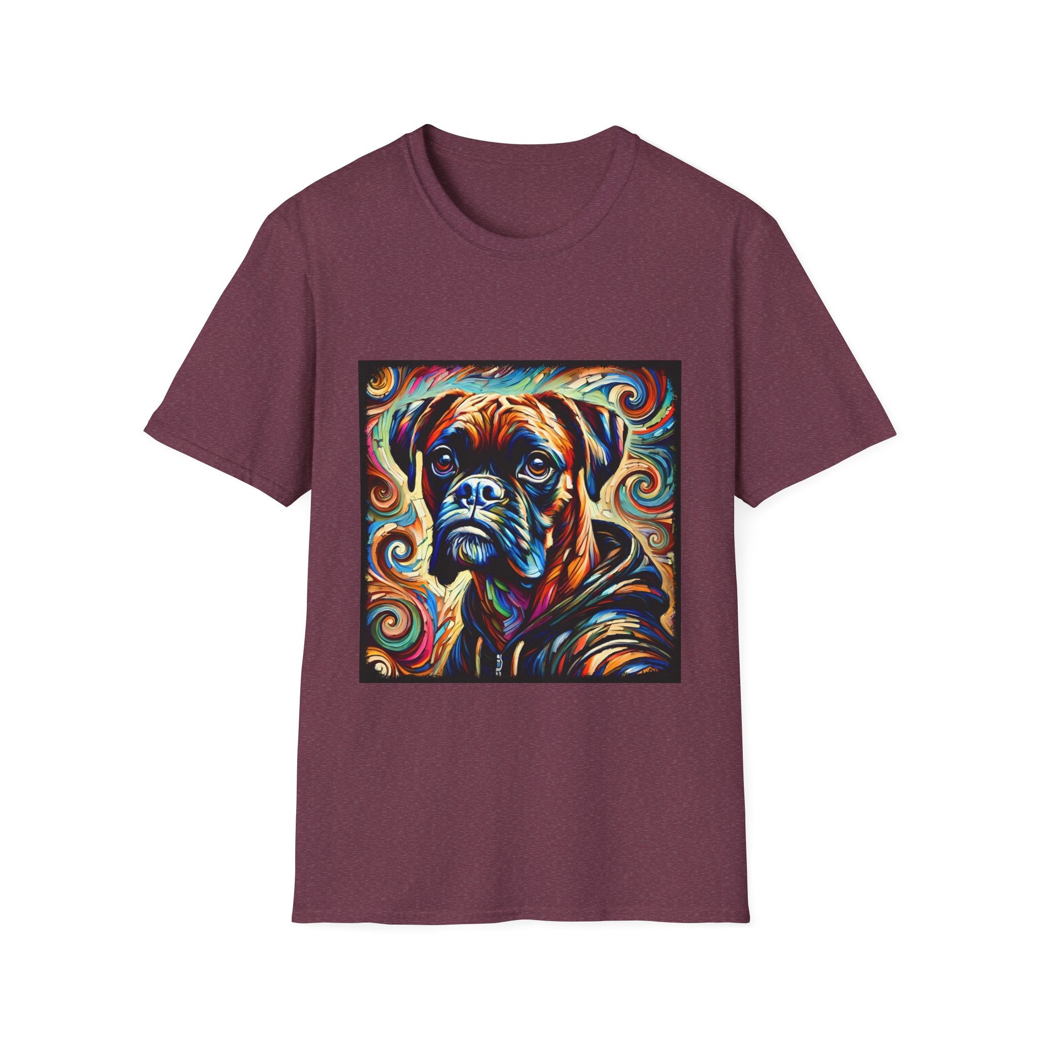 Boxer Relaxed Swirl | Unisex Dog T-Shirt