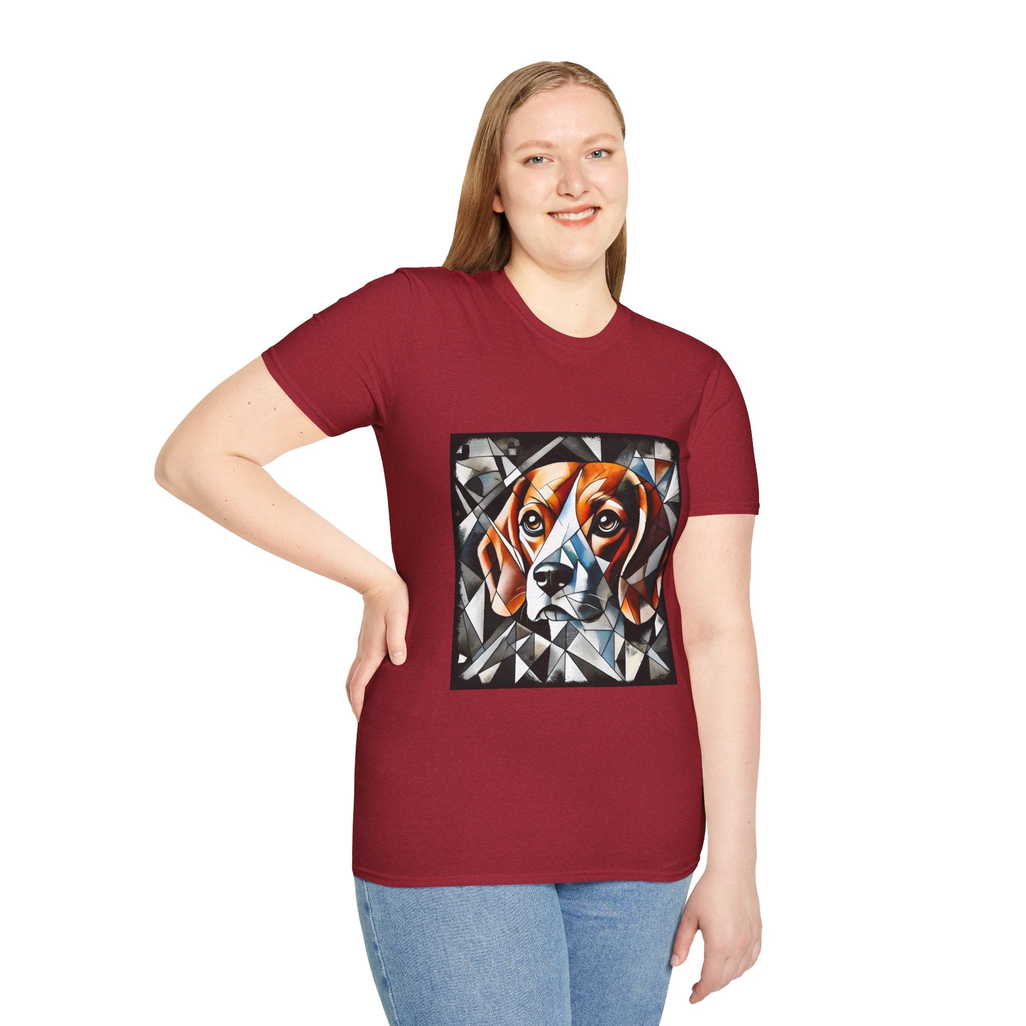 Beagle Bold Geometric | Unisex Dog T-Shirt
