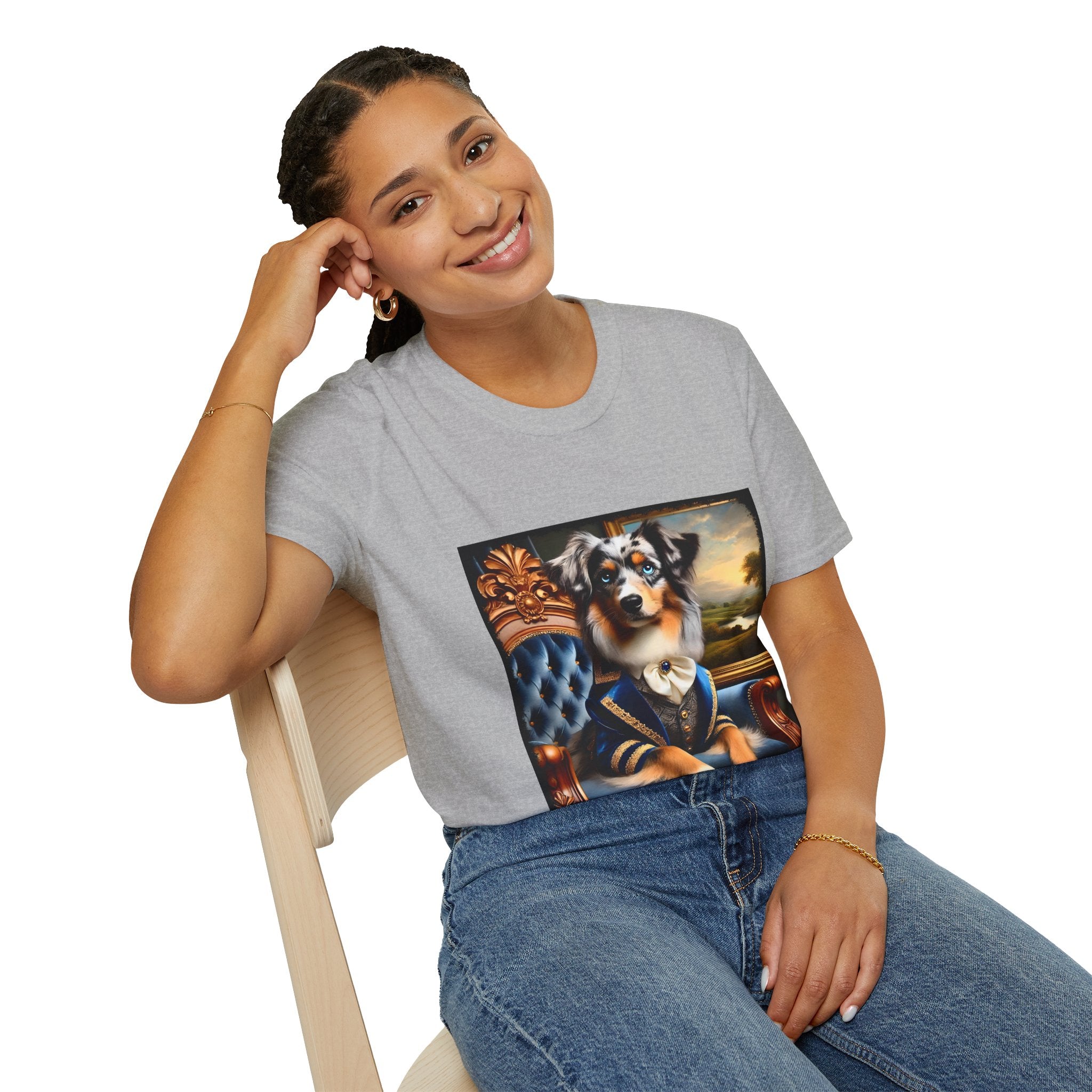 Miniature American Shepherd Dashing Duke | Unisex Dog T-Shirt