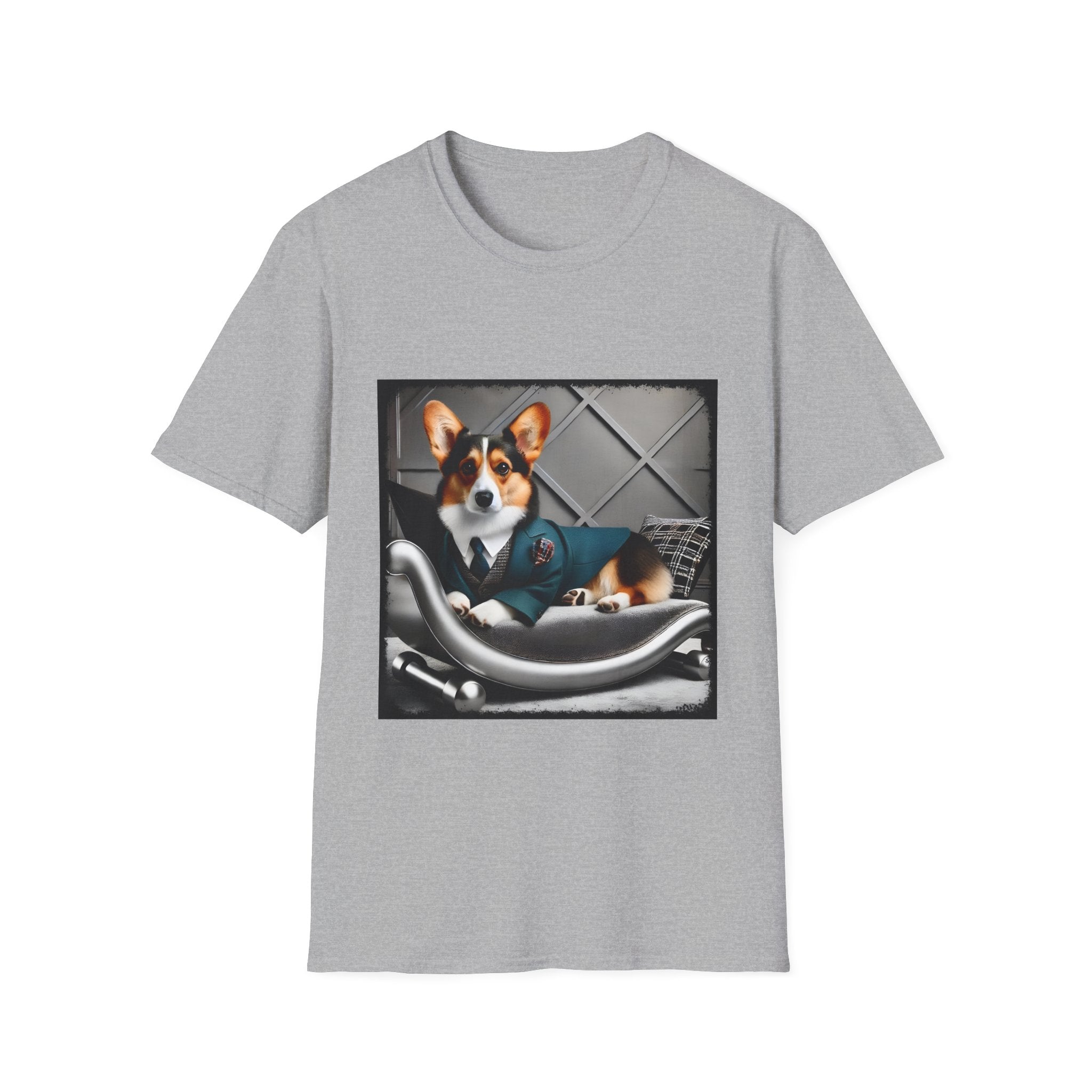 Pembroke Welsh Corgi Chic Chap | Unisex Dog T-Shirt