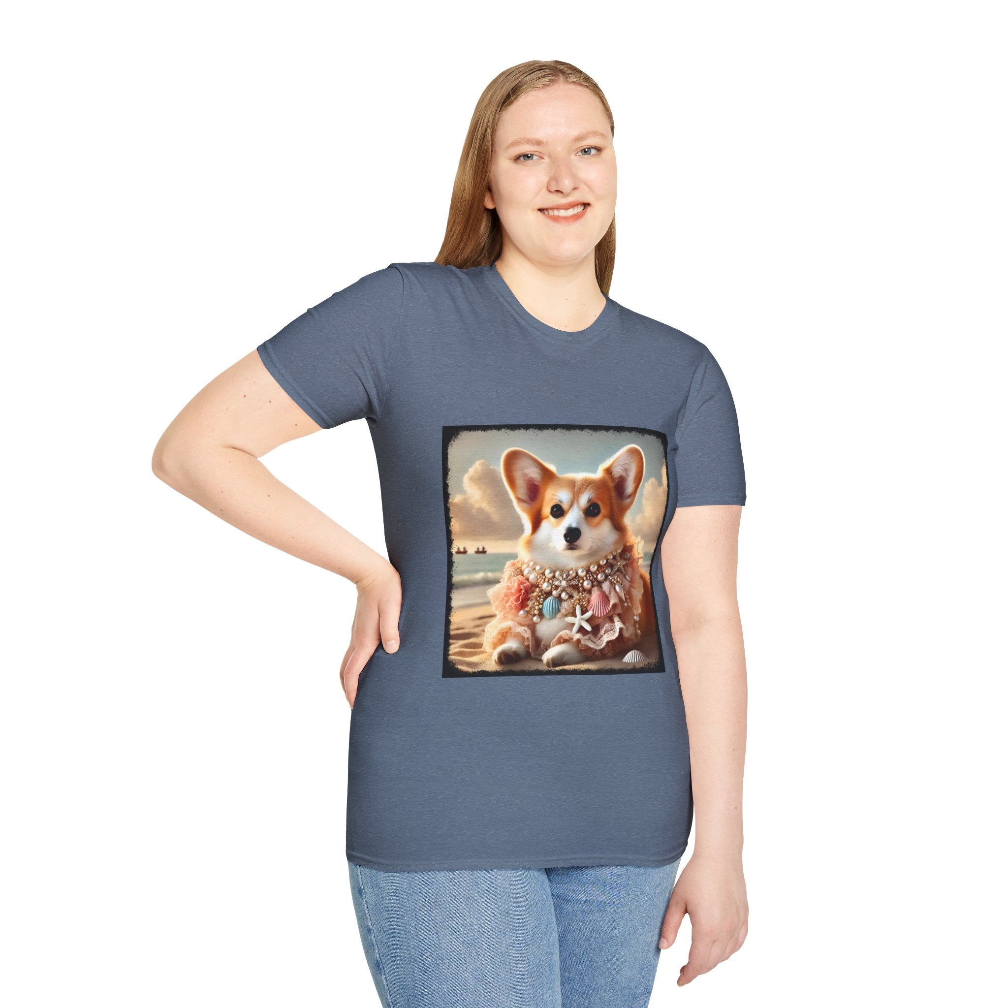 Pembroke Welsh Corgi Ocean Queen | Unisex Dog T-Shirt