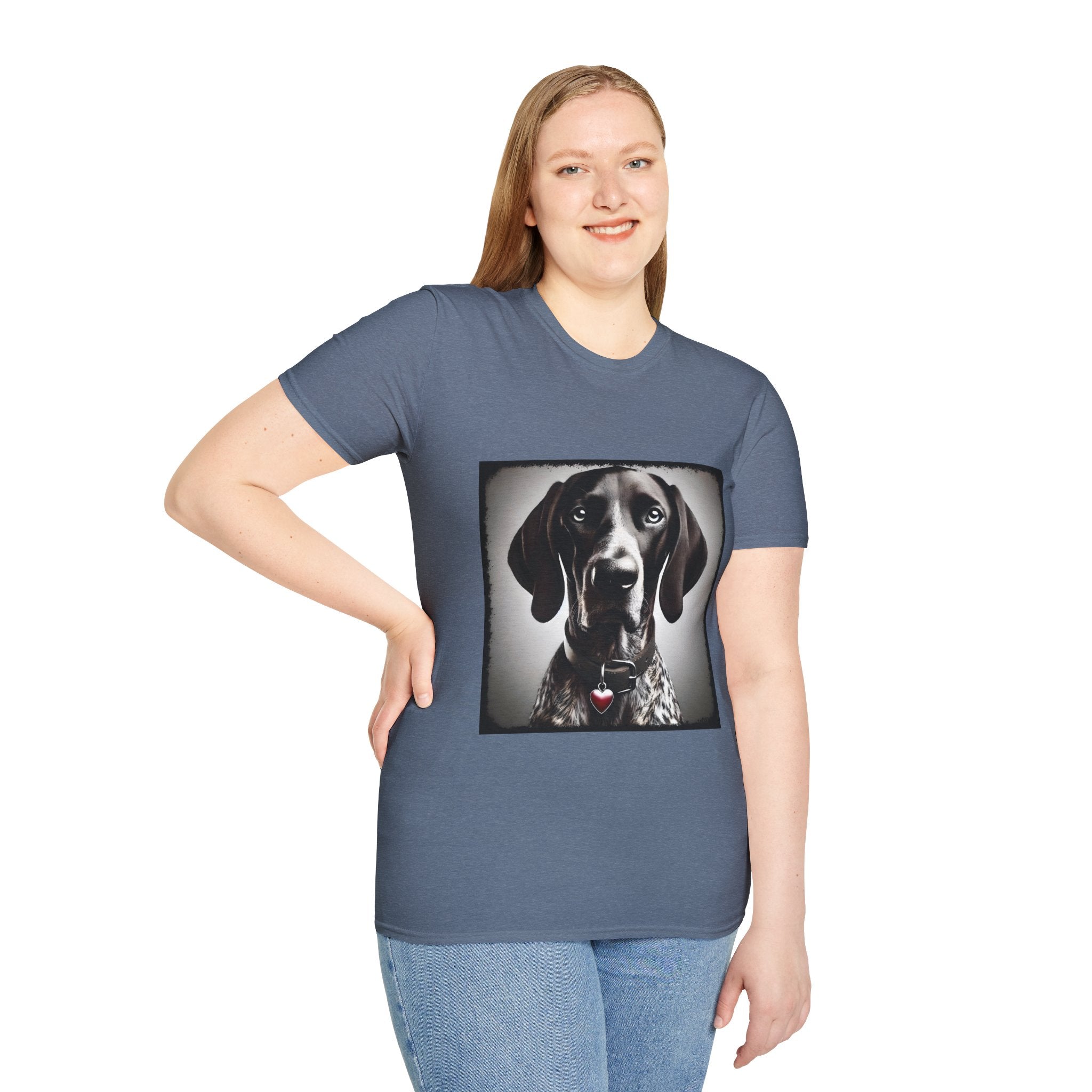 German Shorthaired Pointer Heart Bandit | Unisex Dog T-Shirt