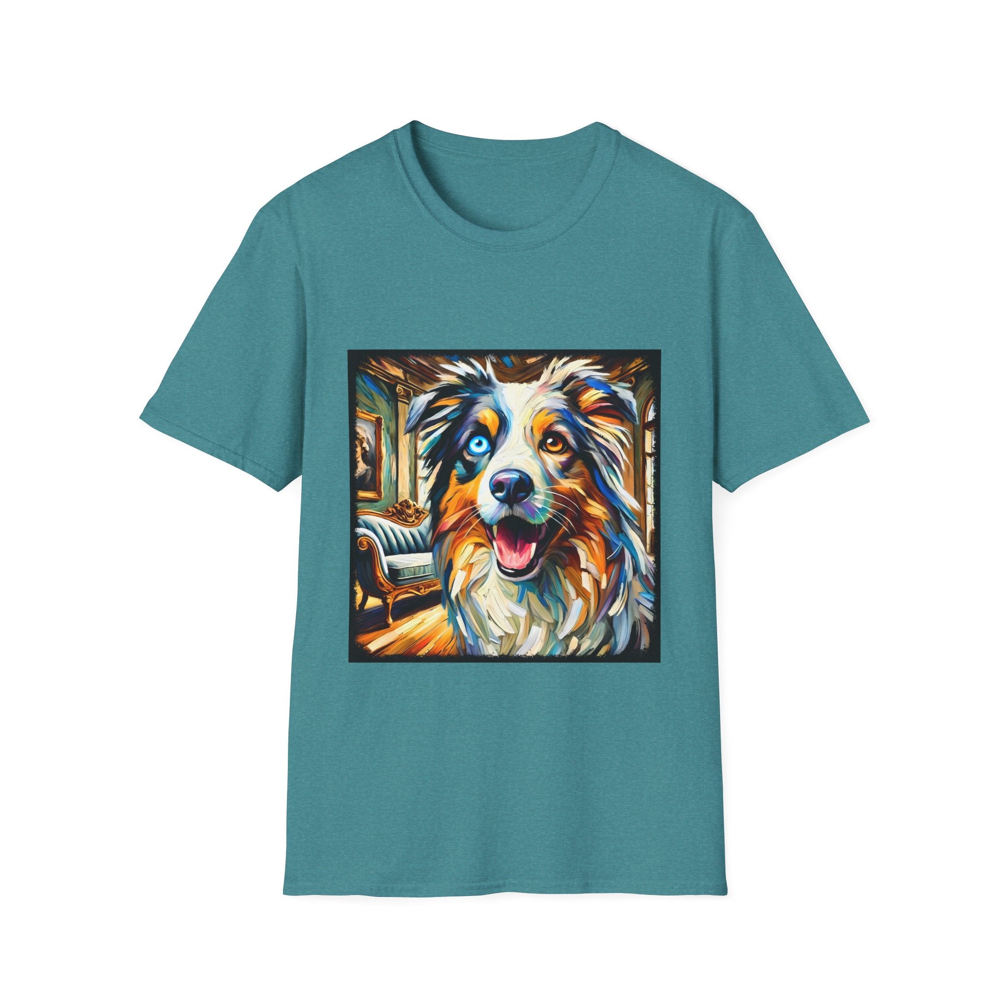 Australian Shepherd Blissful Swirl | Unisex Dog T-Shirt