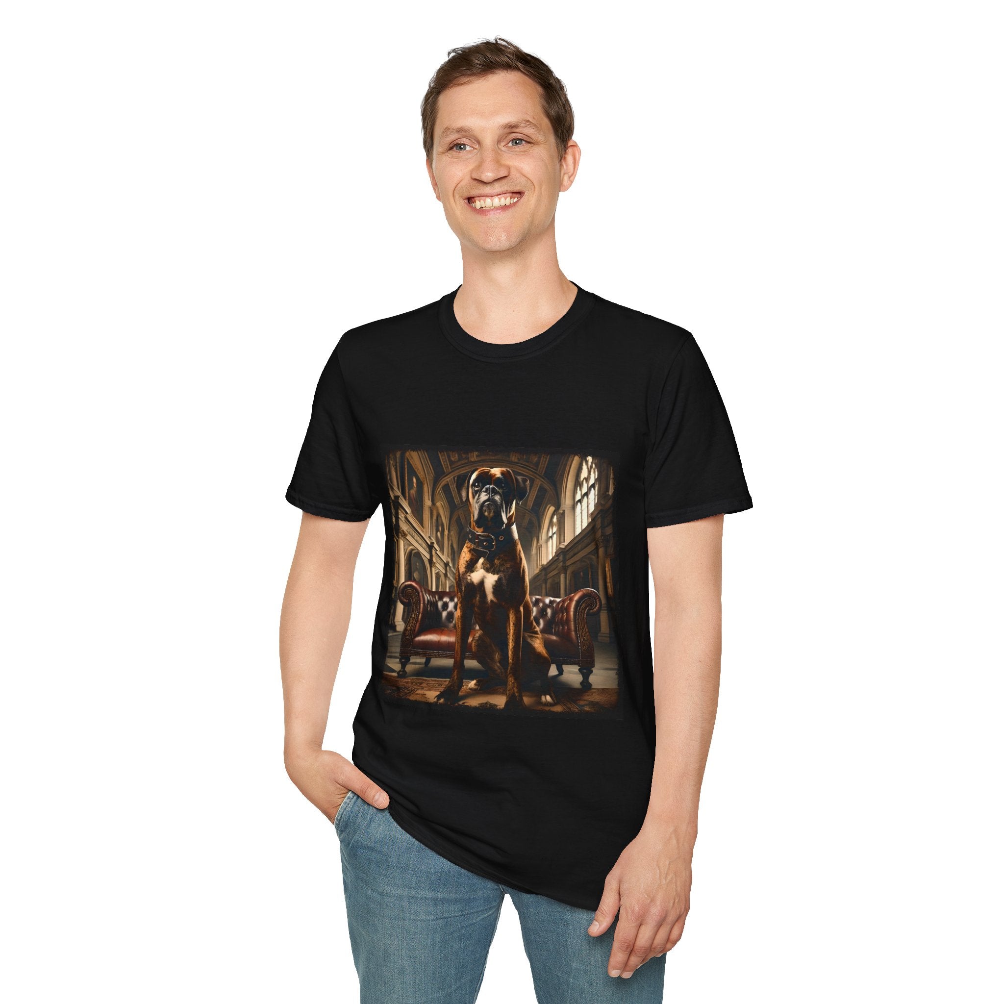 Boxer Poised Prince | Unisex Dog T-Shirt
