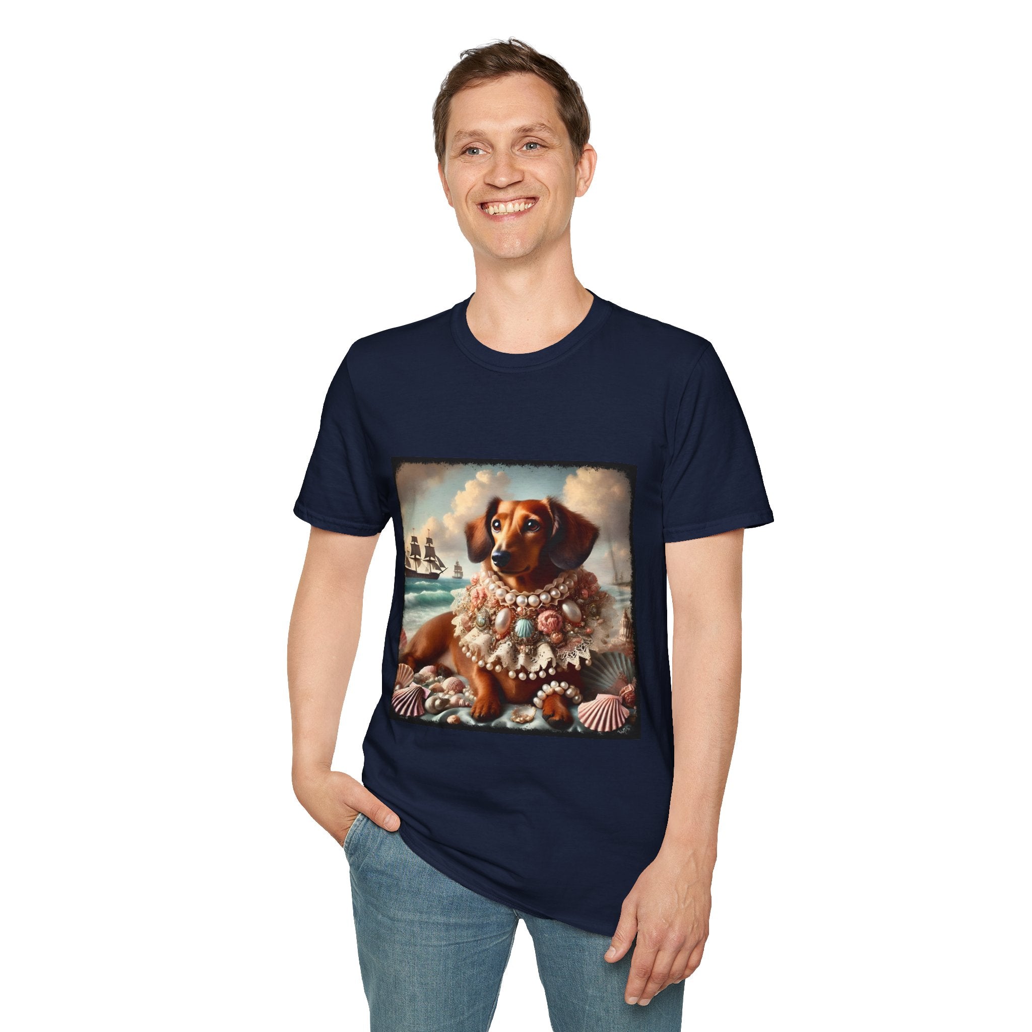 Dachshund Ocean Muse | Unisex Dog T-Shirt