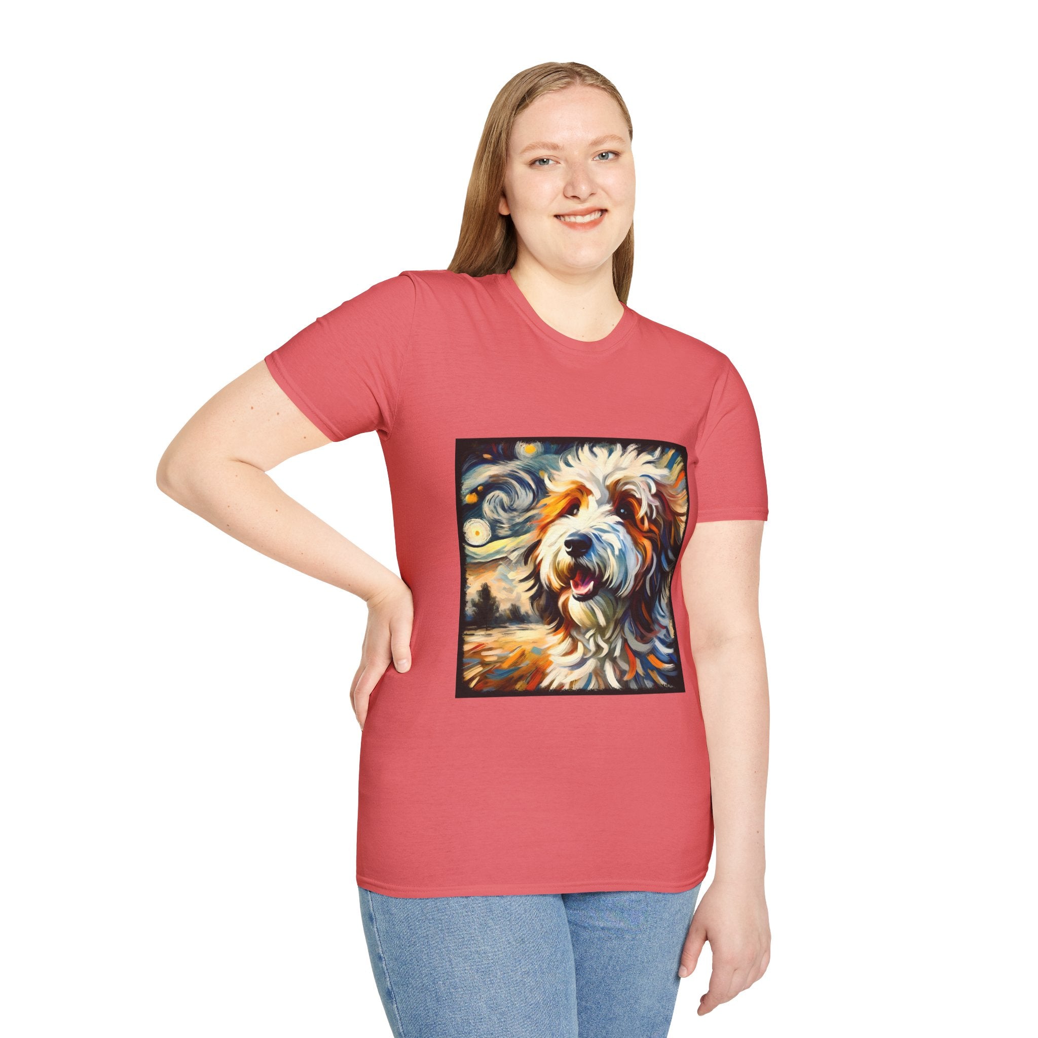 Bernedoodle Vivid Swirl | Unisex Dog T-Shirt