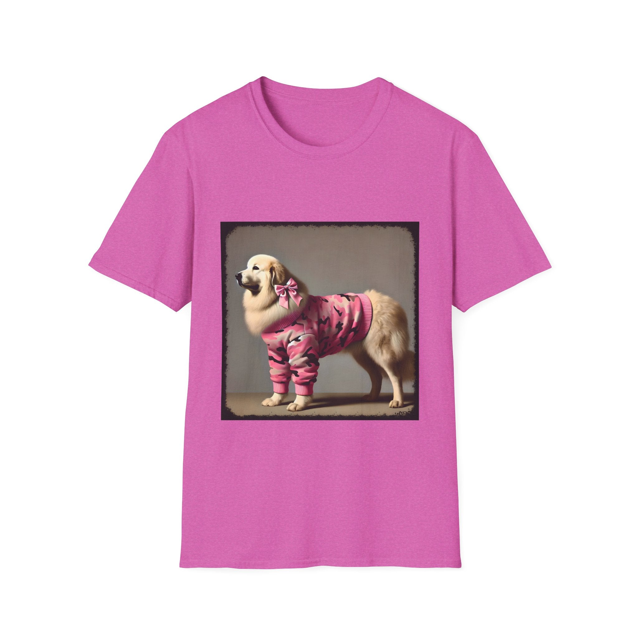 Great Pyrenees Pink Camo Cutie | Unisex Dog T-Shirt