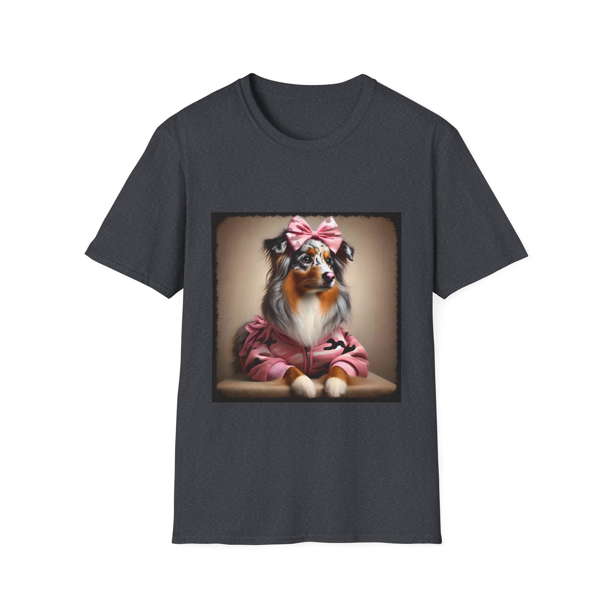 Australian Shepherd Camo Cutie | Unisex Dog T-Shirt