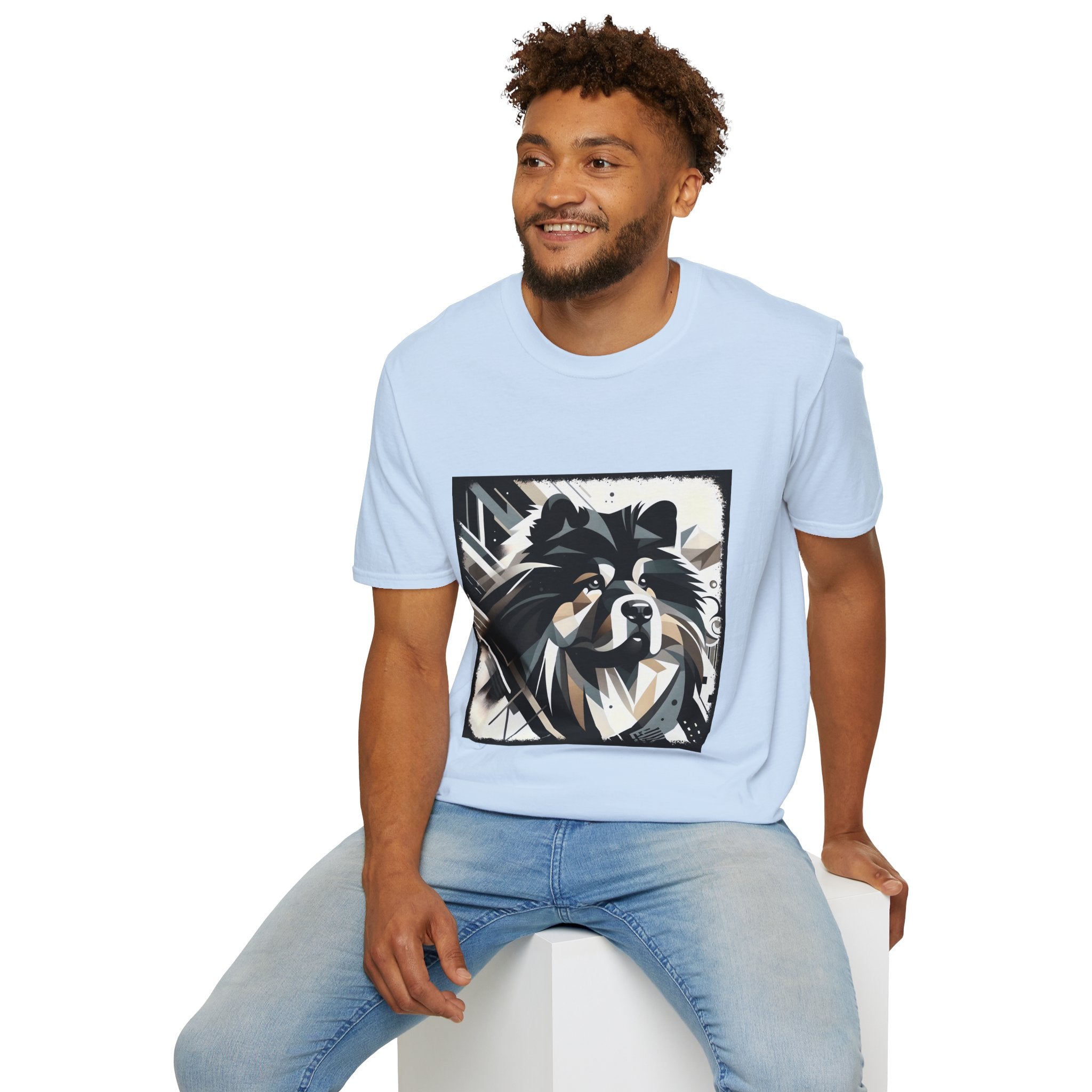 Chow Chow Bold Geometric | Unisex Dog T-Shirt