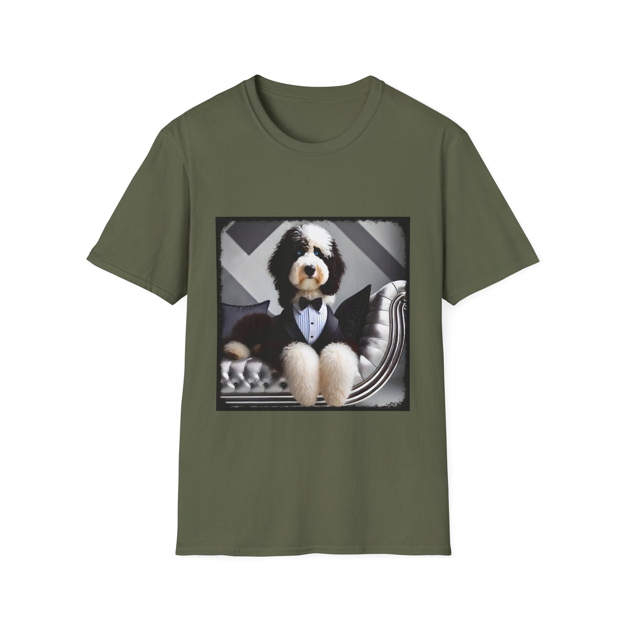 Sheepadoodle Distinguished Gent | Unisex Dog T-Shirt
