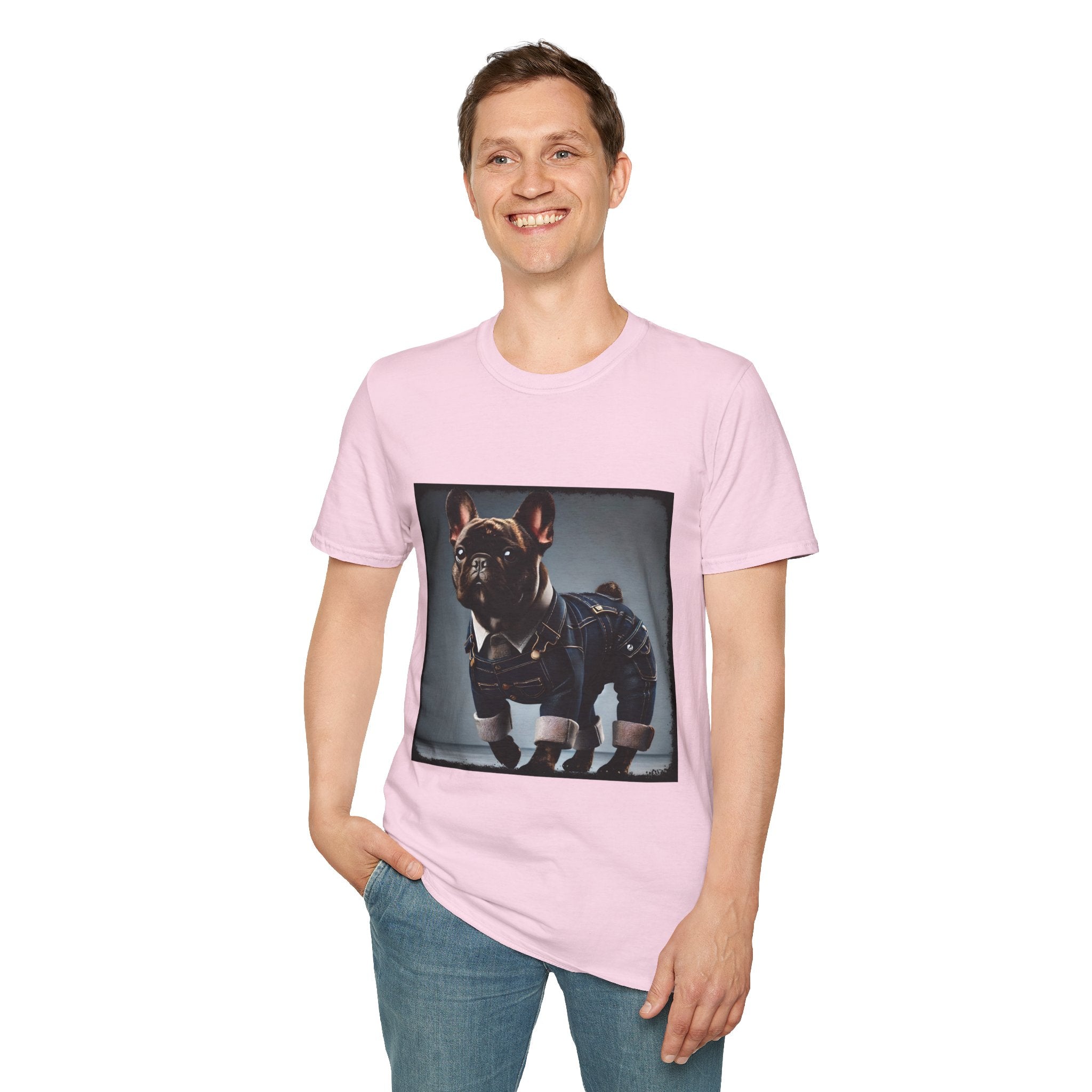 French Bulldog Denim Dream | Unisex Dog T-Shirt