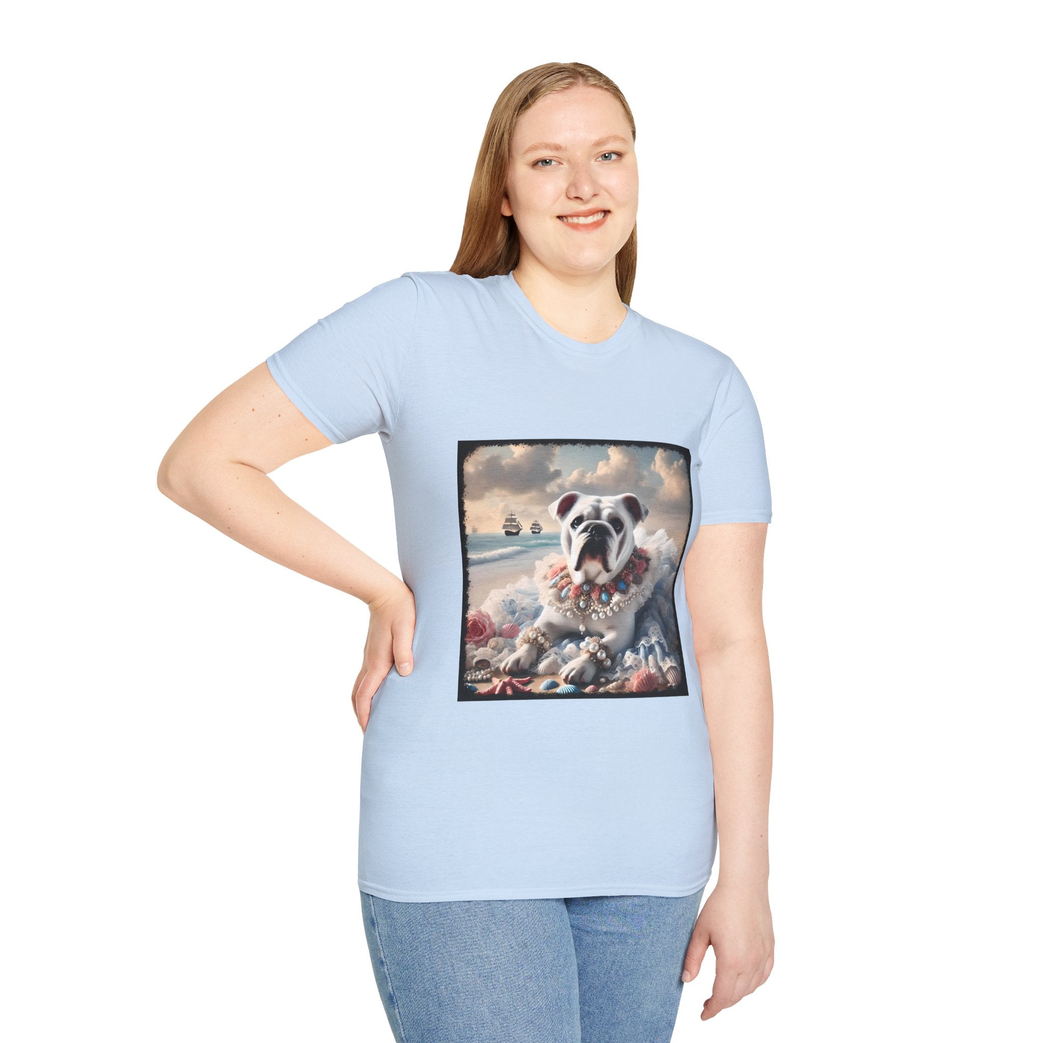 Bulldog Beach Dream | Unisex Dog T-Shirt