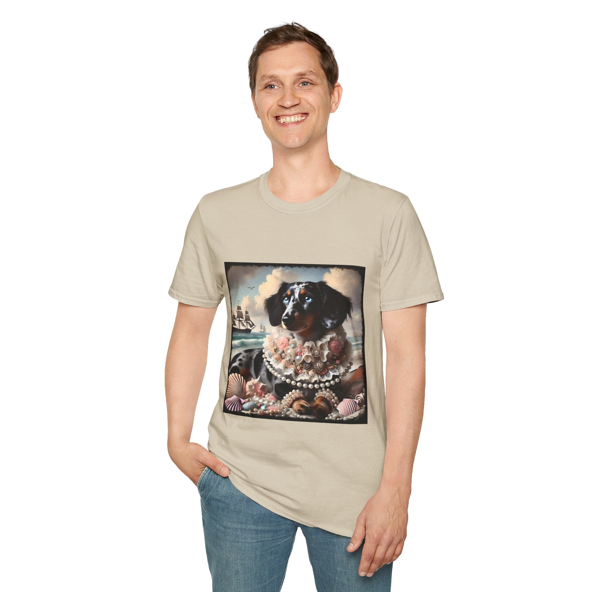 Dachshund Beach Beauty | Unisex Dog T-Shirt