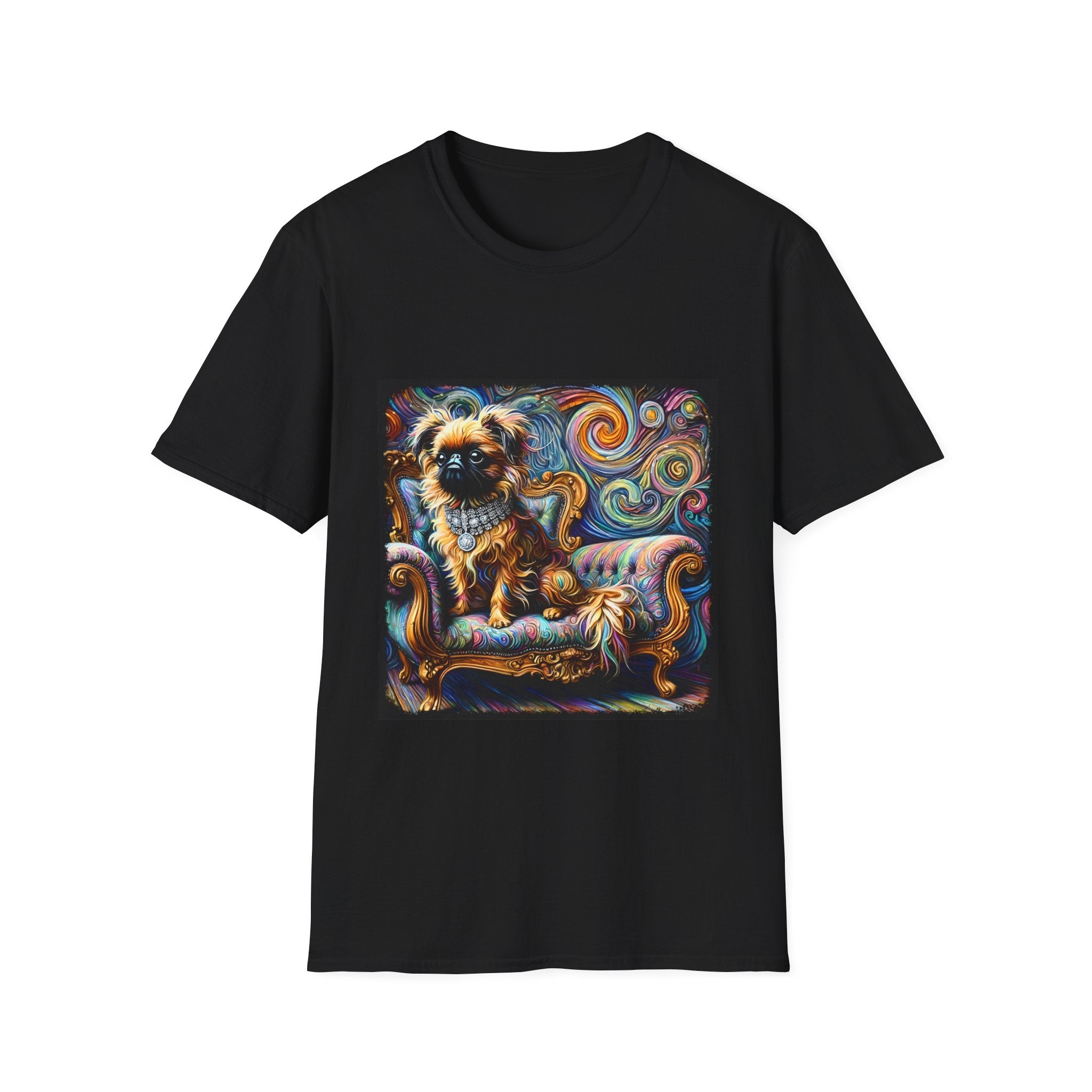 Brussels Griffon Diamond Swirl | Unisex Dog T-Shirt