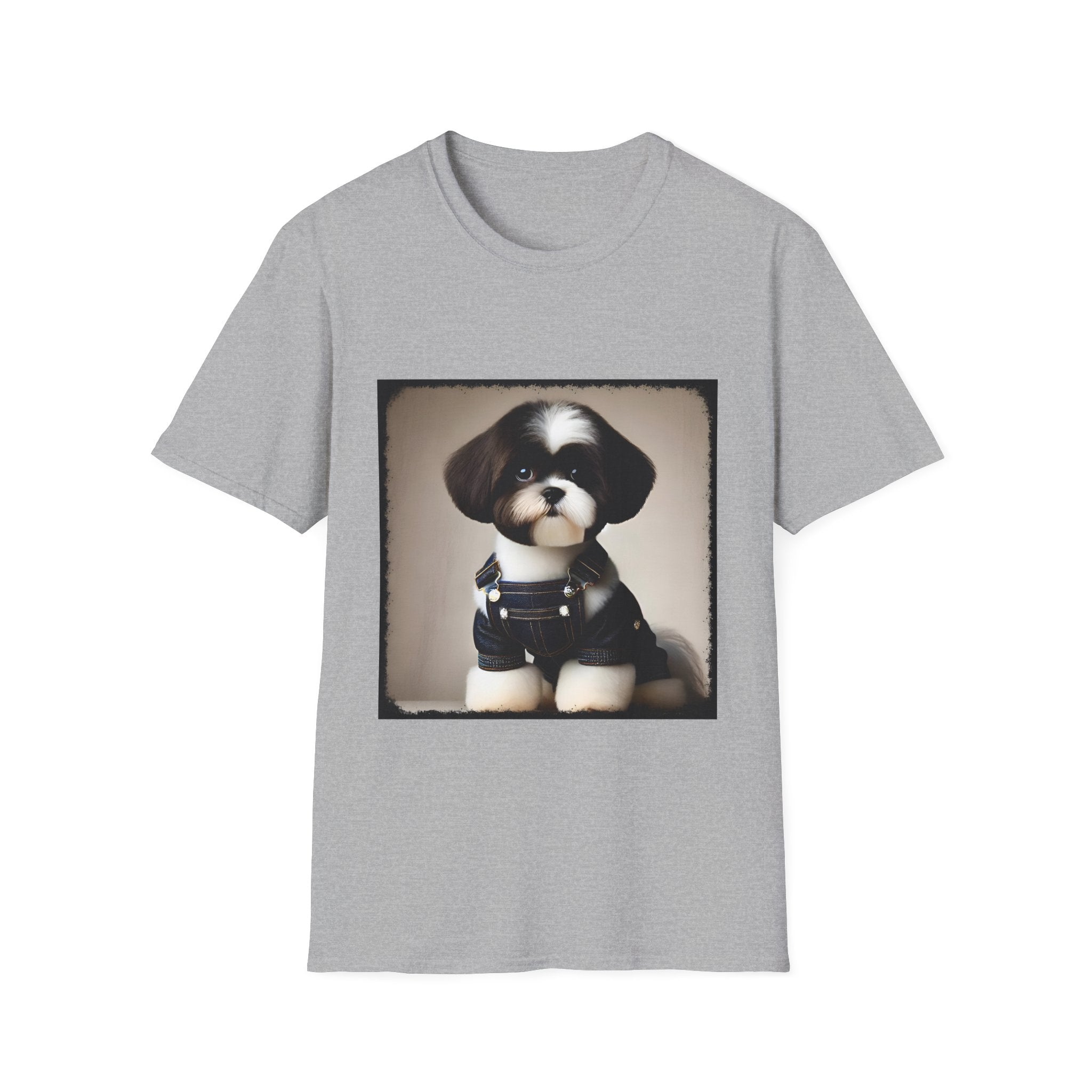 Shih Tzu Denim Darling | Unisex Dog T-Shirt