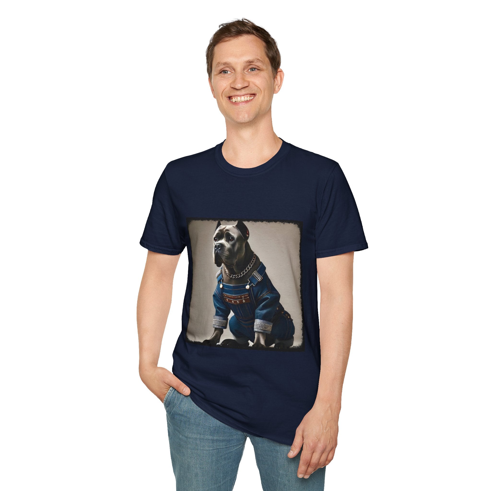 Cane Corso Denim & Diamonds | Unisex Dog T-Shirt