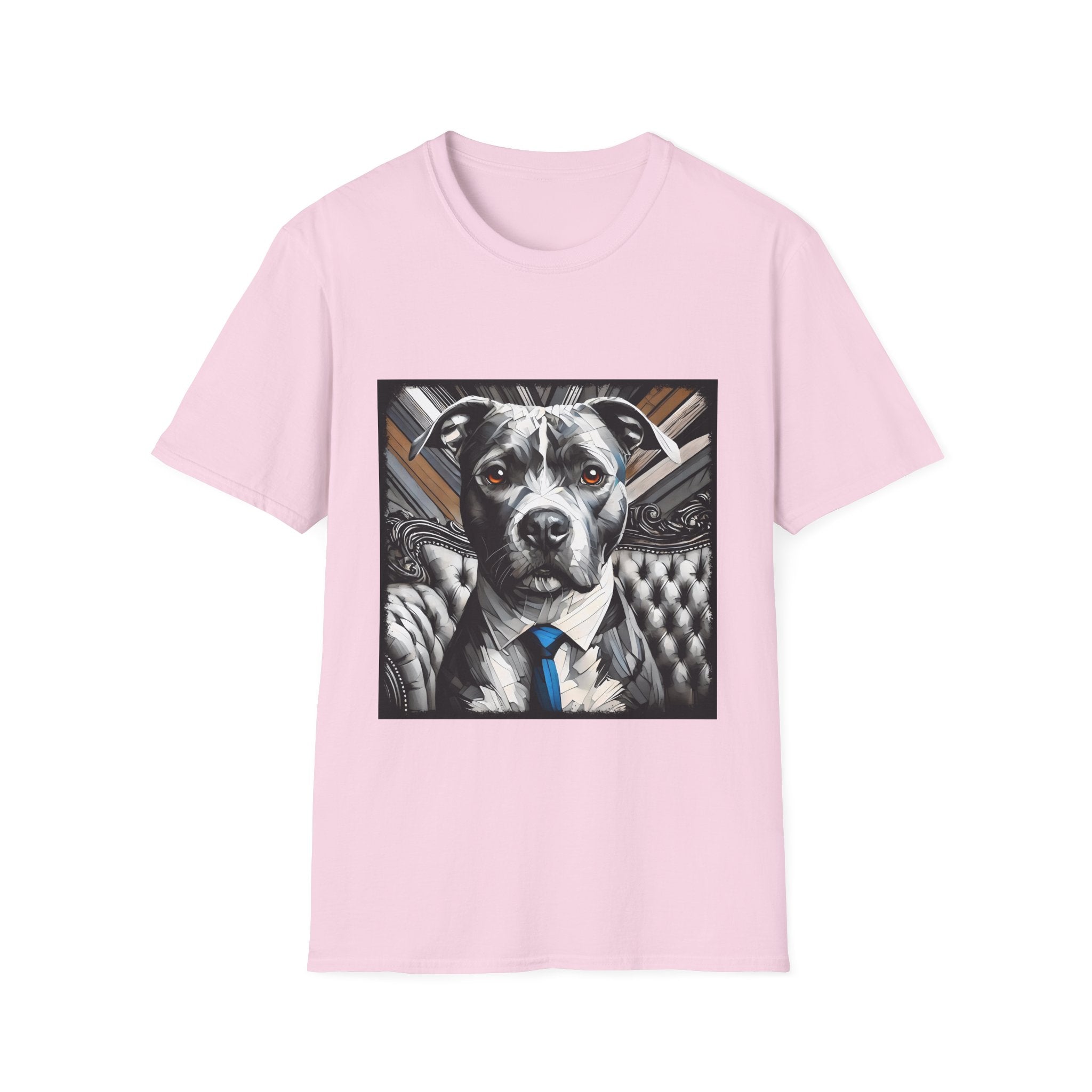 American Pit Bull Terrier B&W Bold Eyes | Unisex Dog T-Shirt