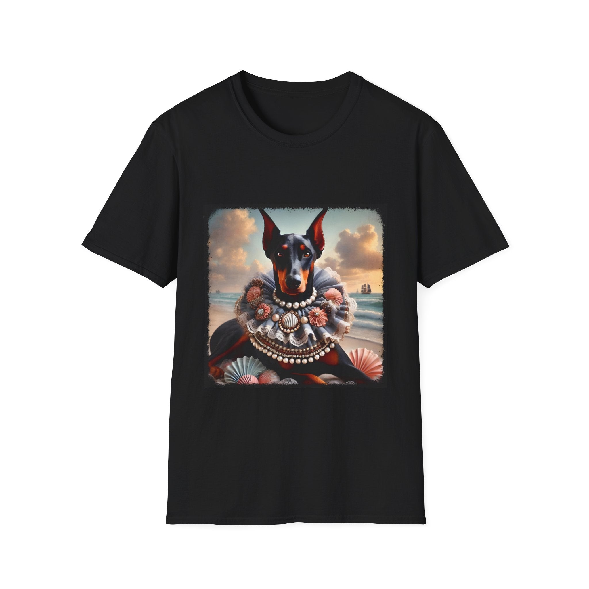 Doberman Pinscher Beach Dream | Unisex Dog T-Shirt