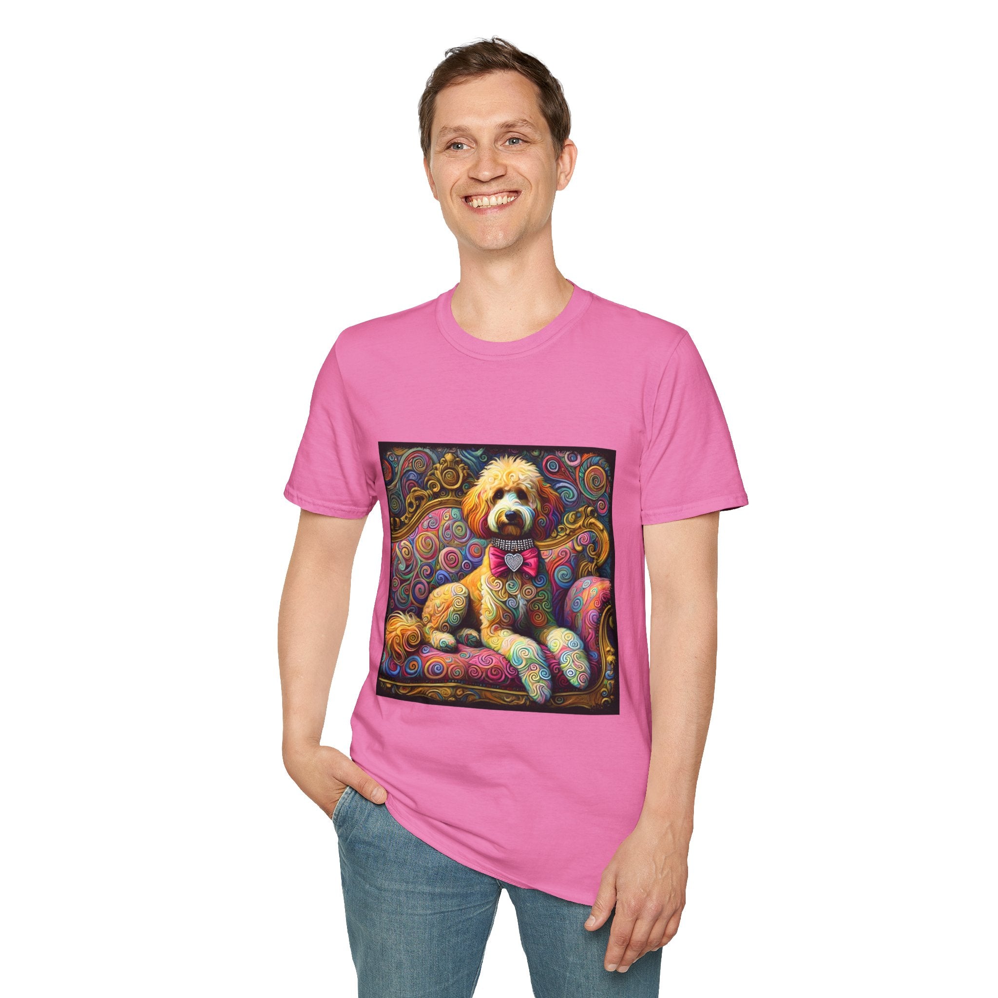 Goldendoodle Love Swirl | Unisex Dog T-Shirt