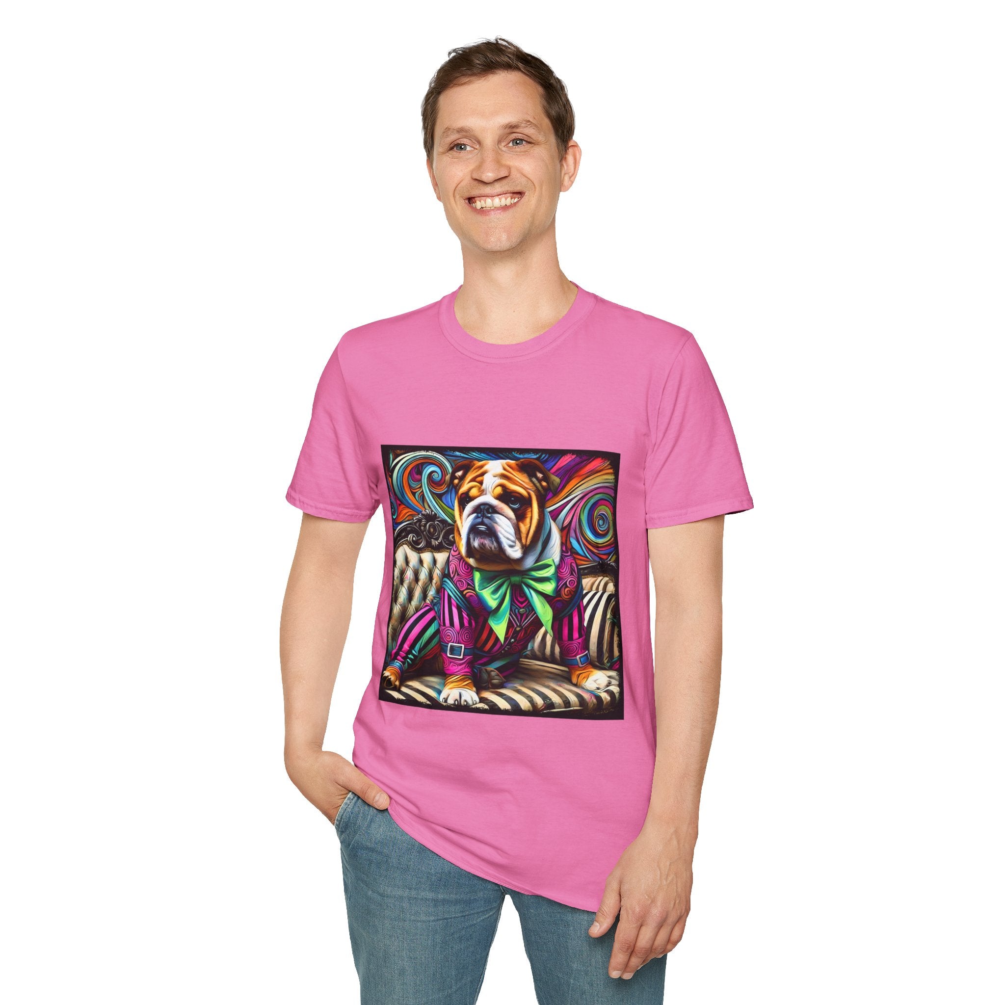 Bulldog Bold Rocker | Unisex Dog T-Shirt