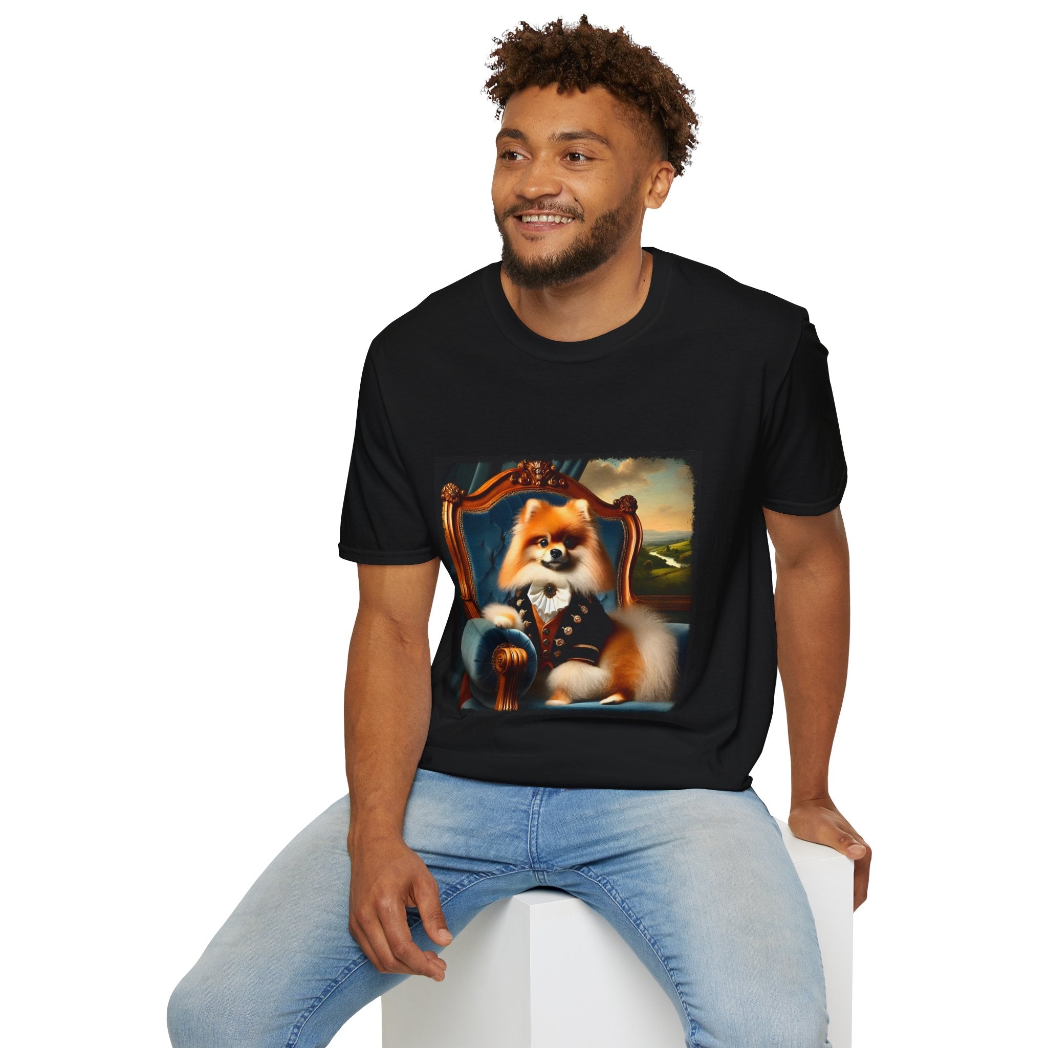 Pomeranian Polished Prince | Unisex Dog T-Shirt
