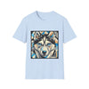 Siberian Husky Bold Geometric | Unisex Dog T-Shirt