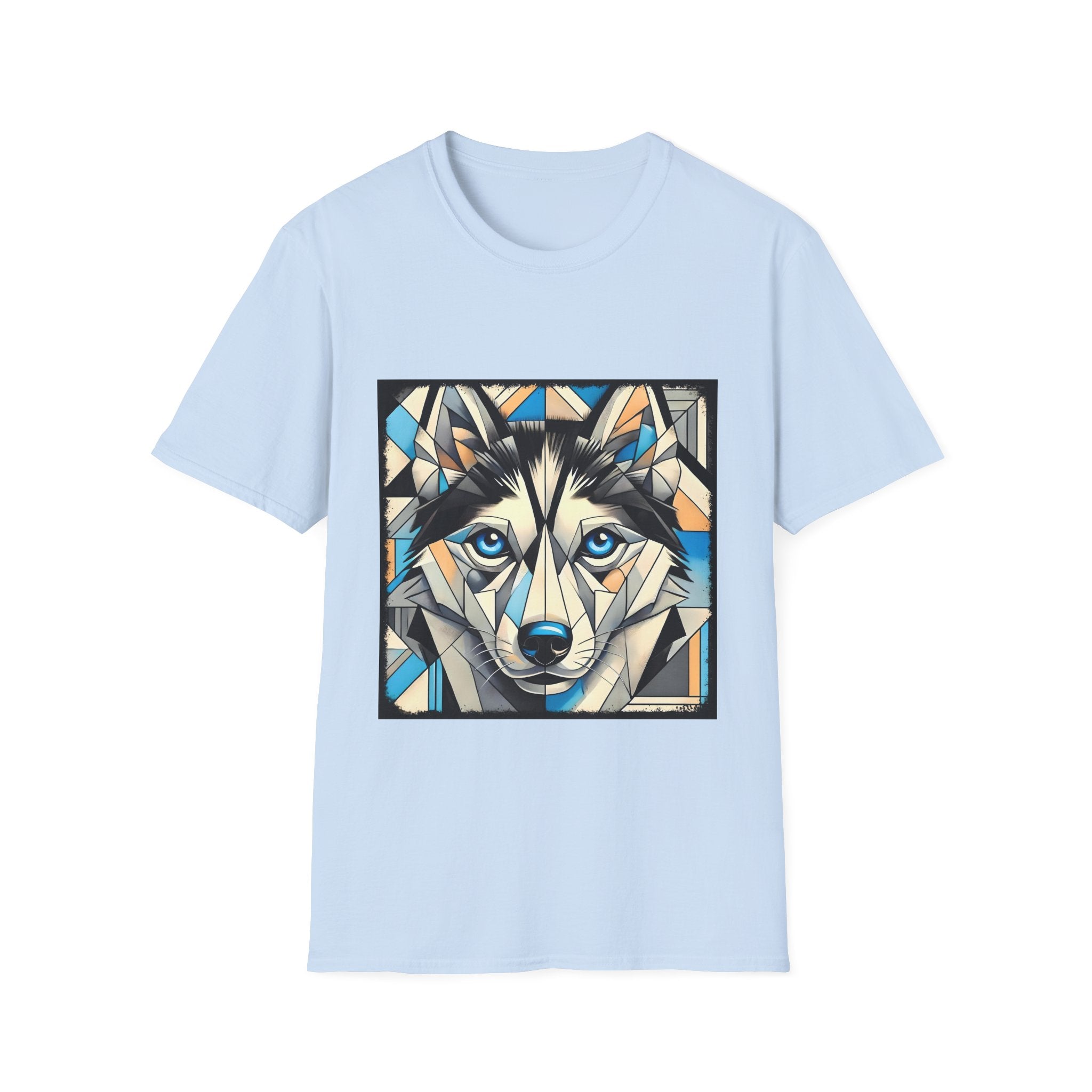 Siberian Husky Bold Geometric | Unisex Dog T-Shirt