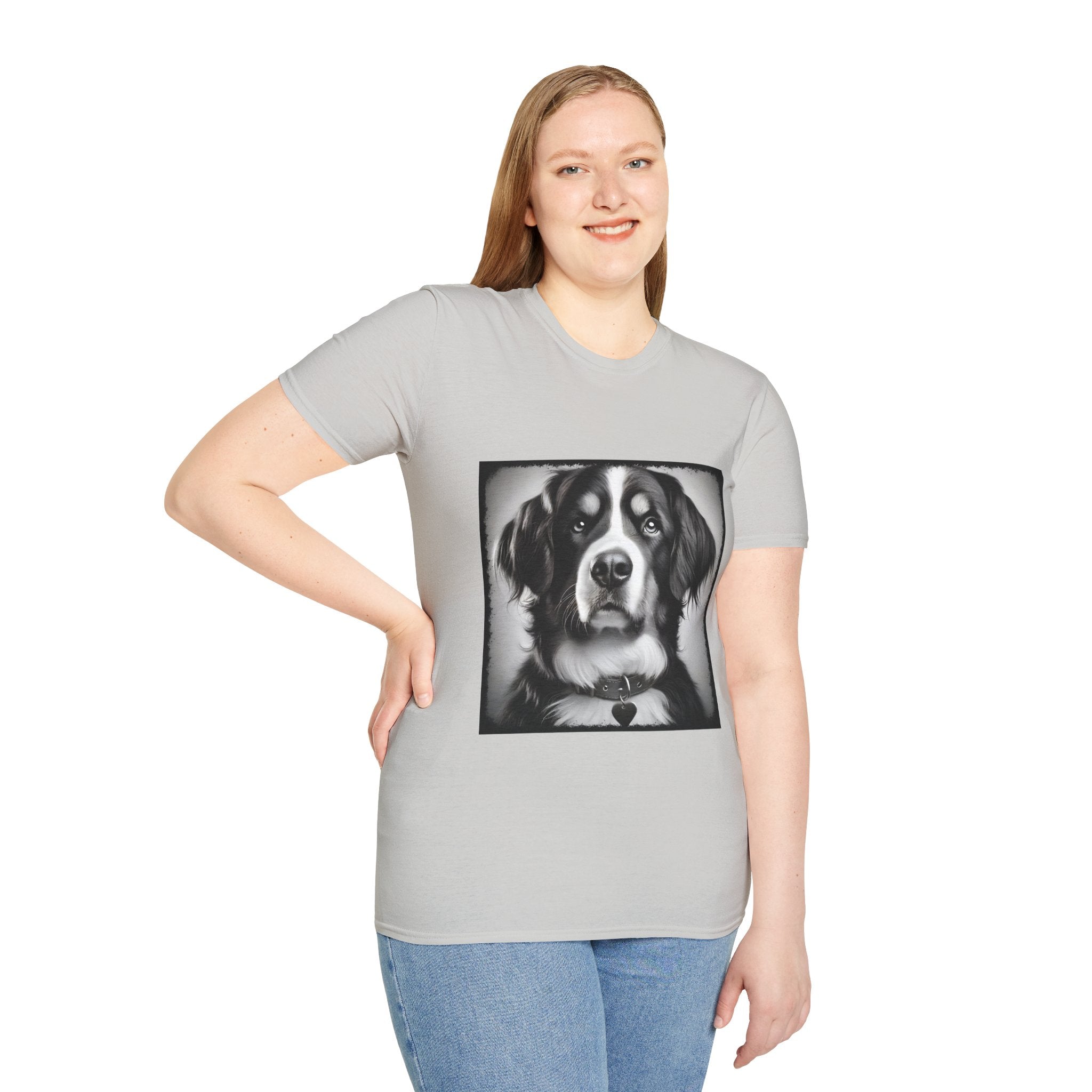 Bernese Mountain Dog Sweet Heart | Unisex Dog T-Shirt