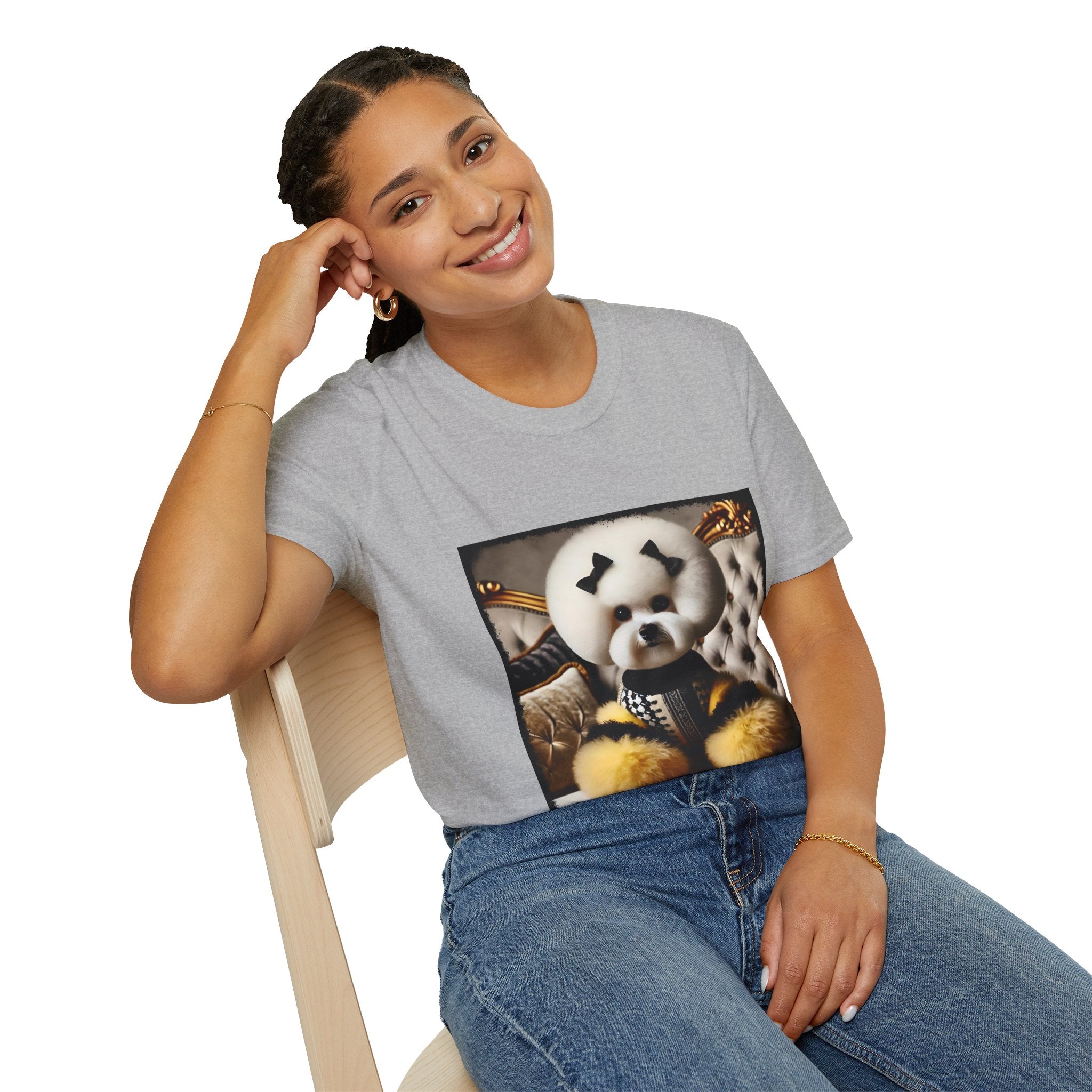 Bichon Frise Queen Bee | Unisex Dog T-Shirt