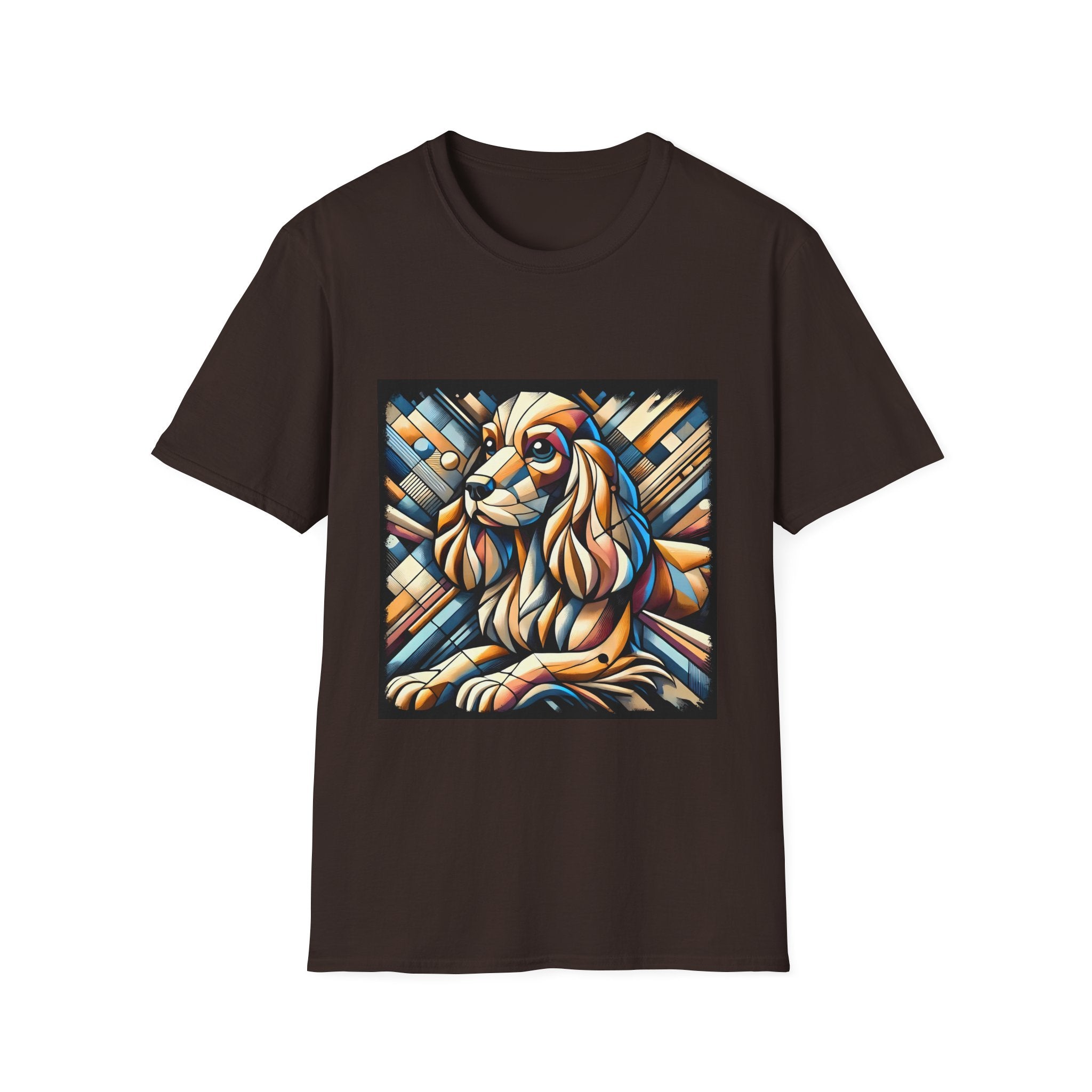 Cocker Spaniel Bold Geometric | Unisex Dog T-Shirt