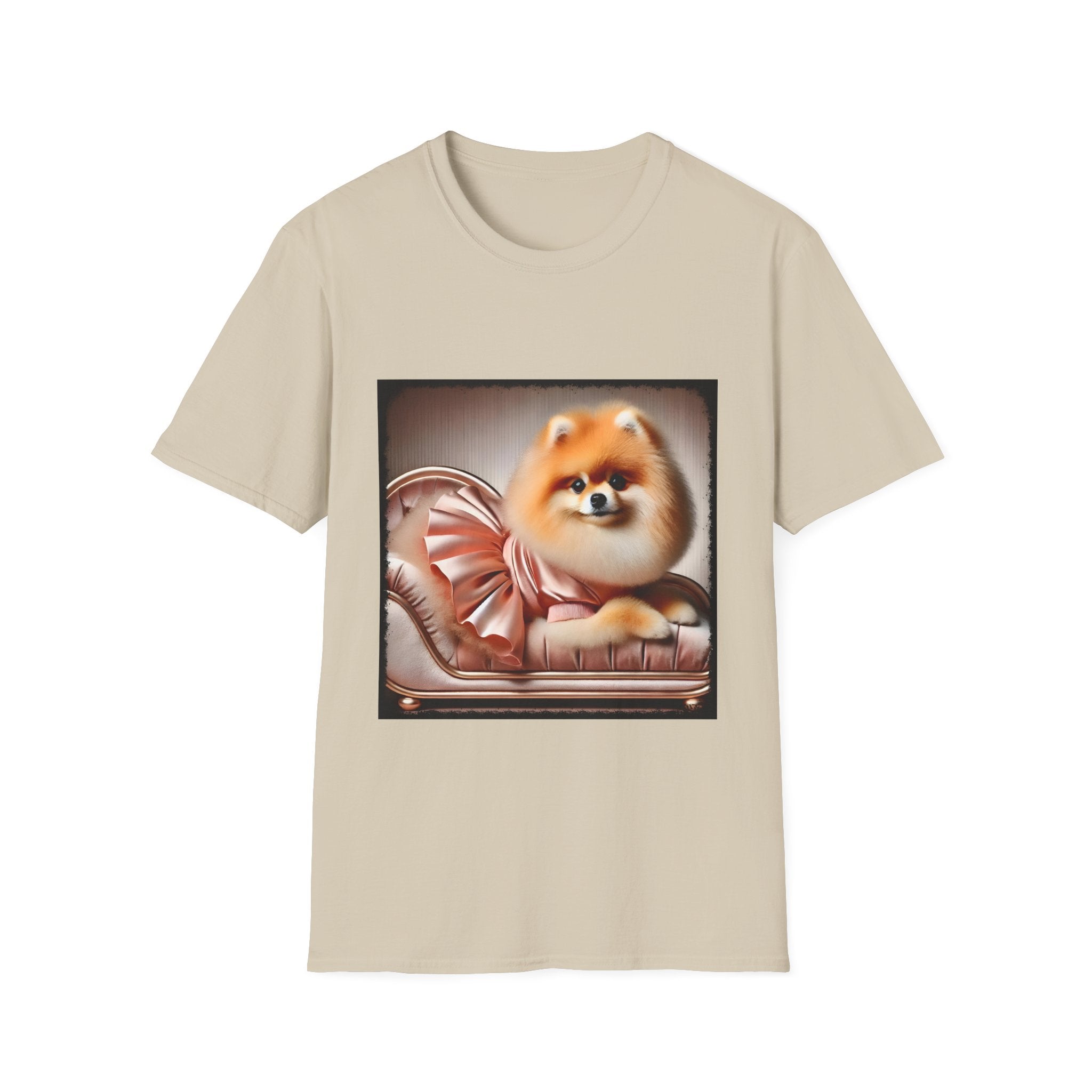 Pomeranian Peach Princess | Unisex Dog T-Shirt