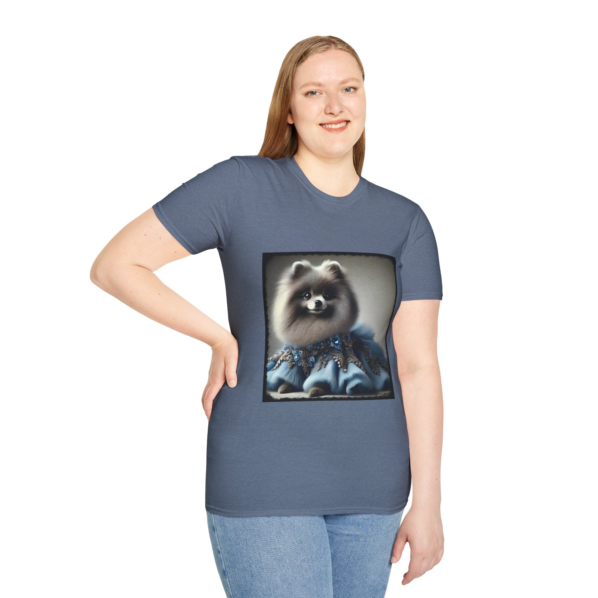Pomeranian Blue Belle | Unisex Dog T-Shirt