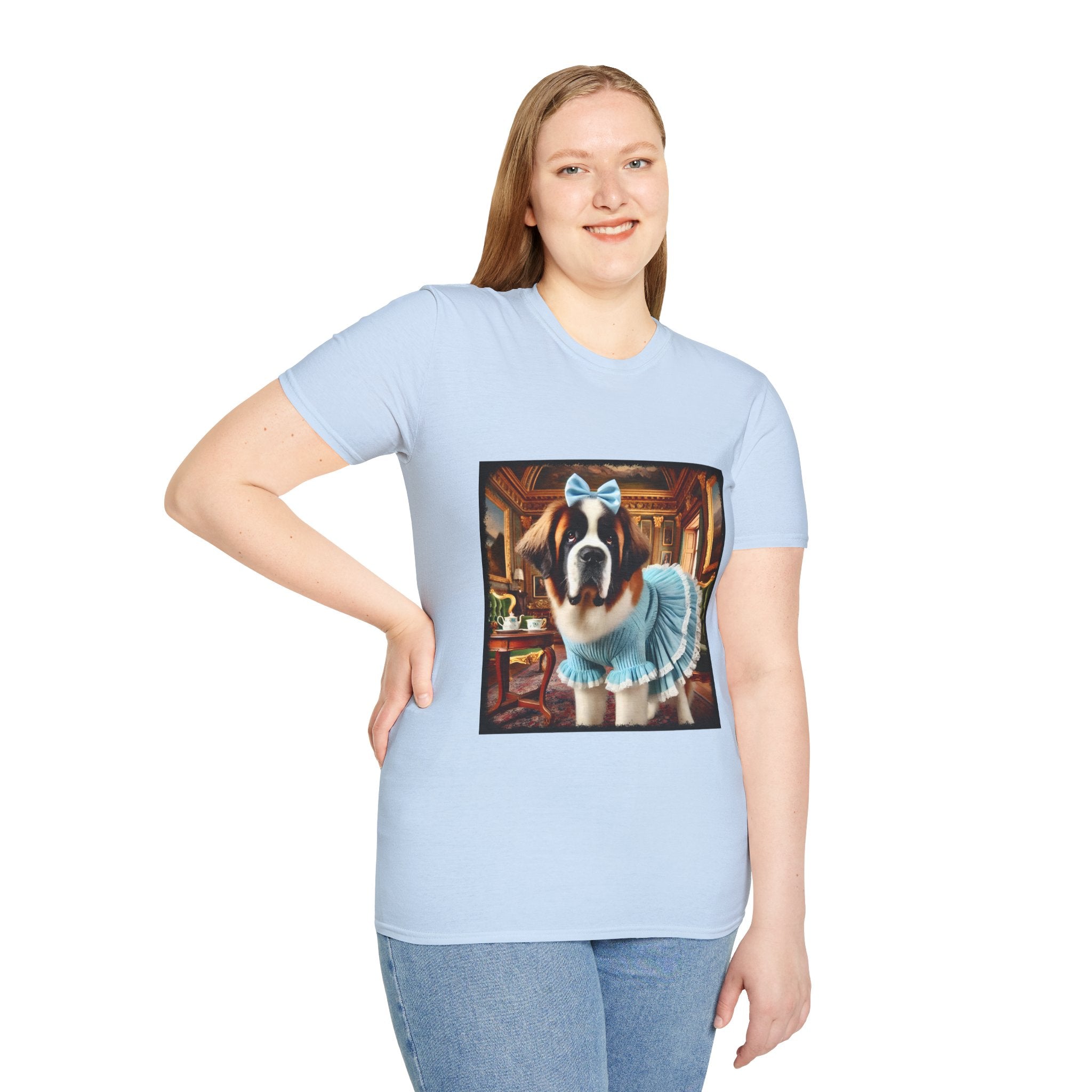 Saint Bernard Pampered Pup | Unisex Dog T-Shirt