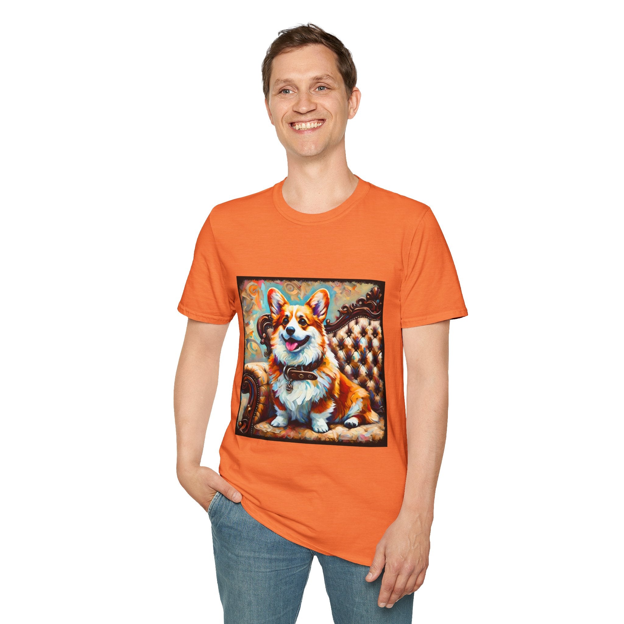 Pembroke Welsh Corgi Warm Swirl | Unisex Dog T-Shirt