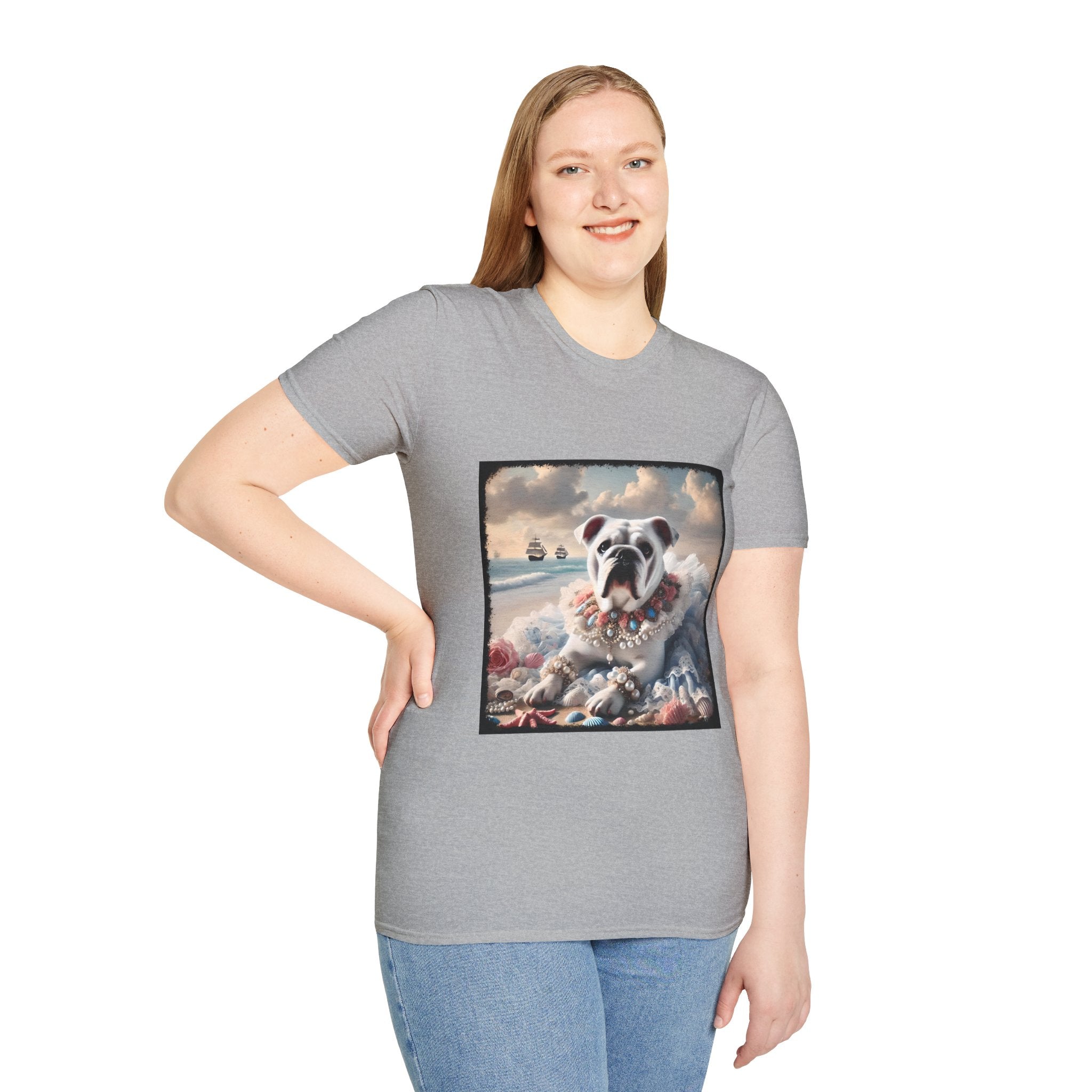 Bulldog Beach Dream | Unisex Dog T-Shirt