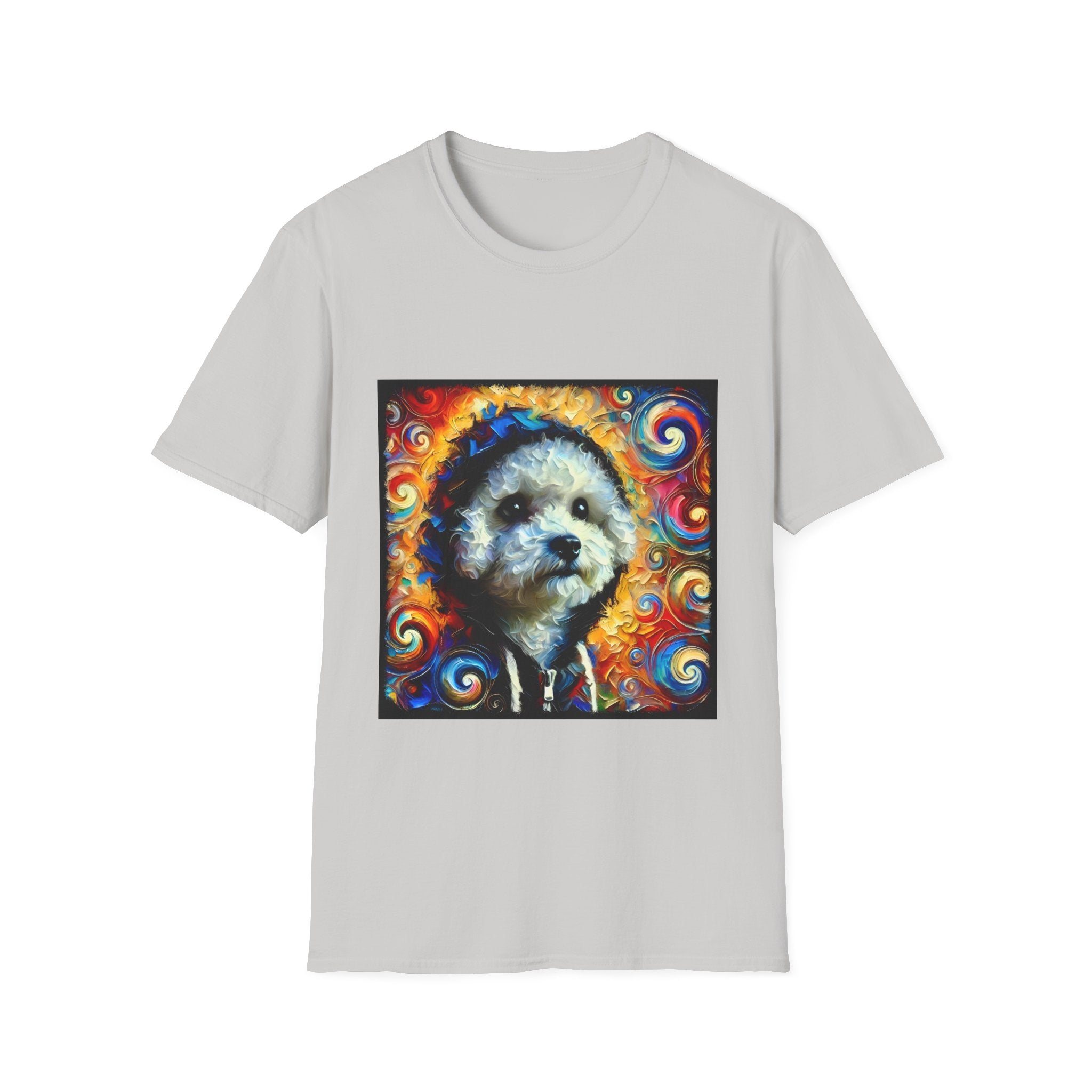Bichon Frise Urban Swirl | Unisex Dog T-Shirt