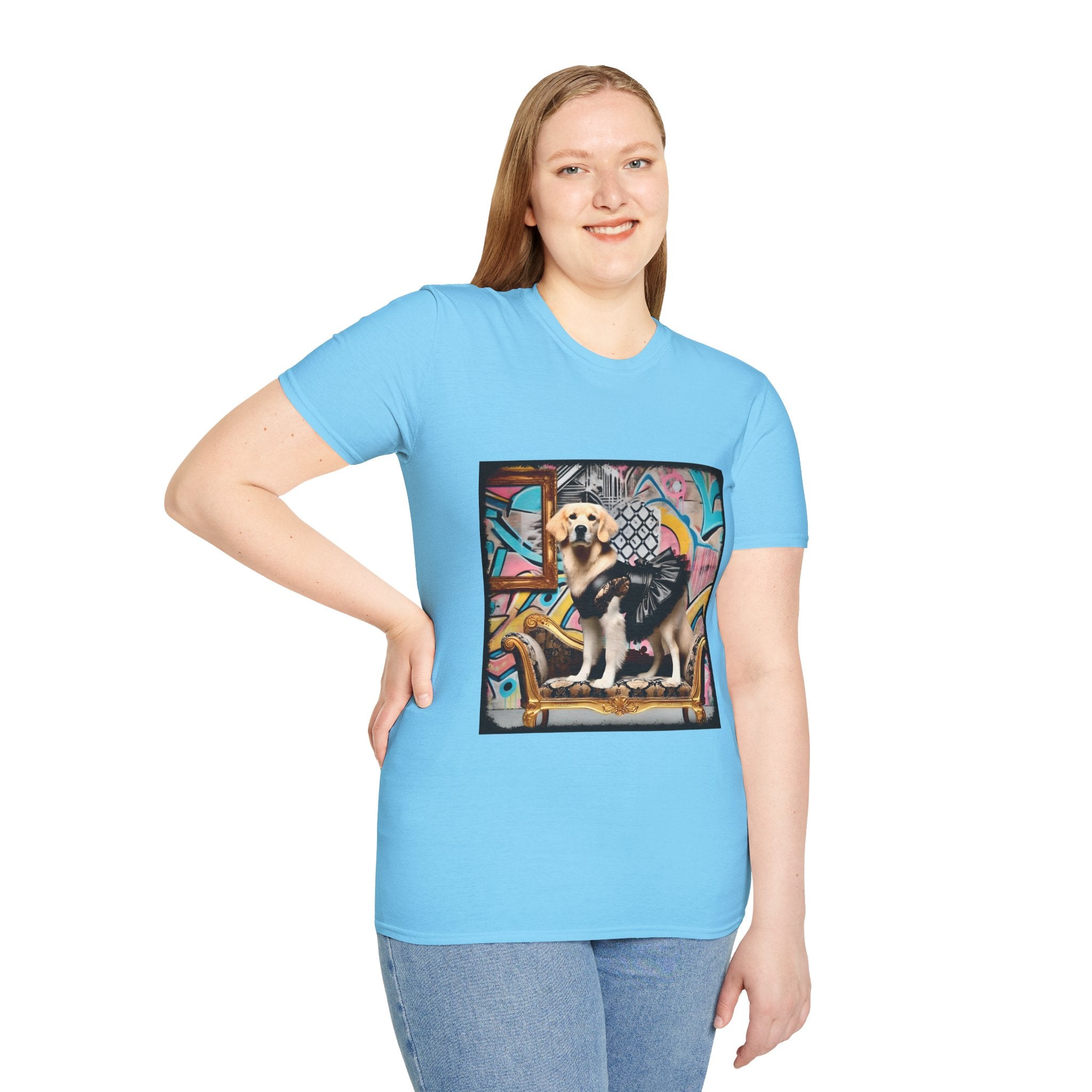 Golden Retriever Urban Chic | Unisex Dog T-Shirt