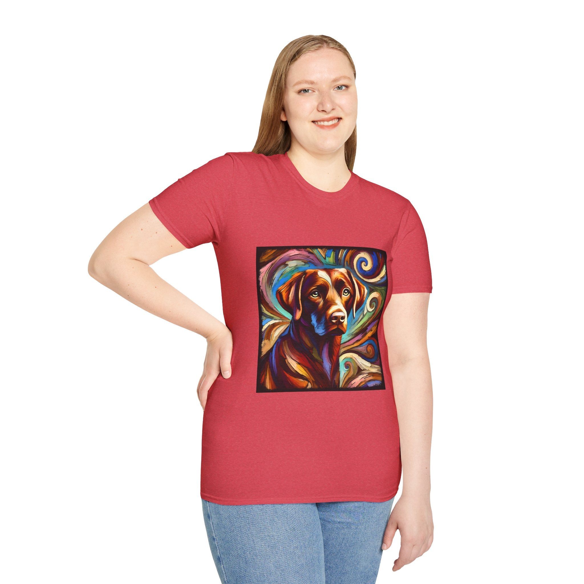 Labrador Retriever Bold Swirl | Unisex Dog T-Shirt