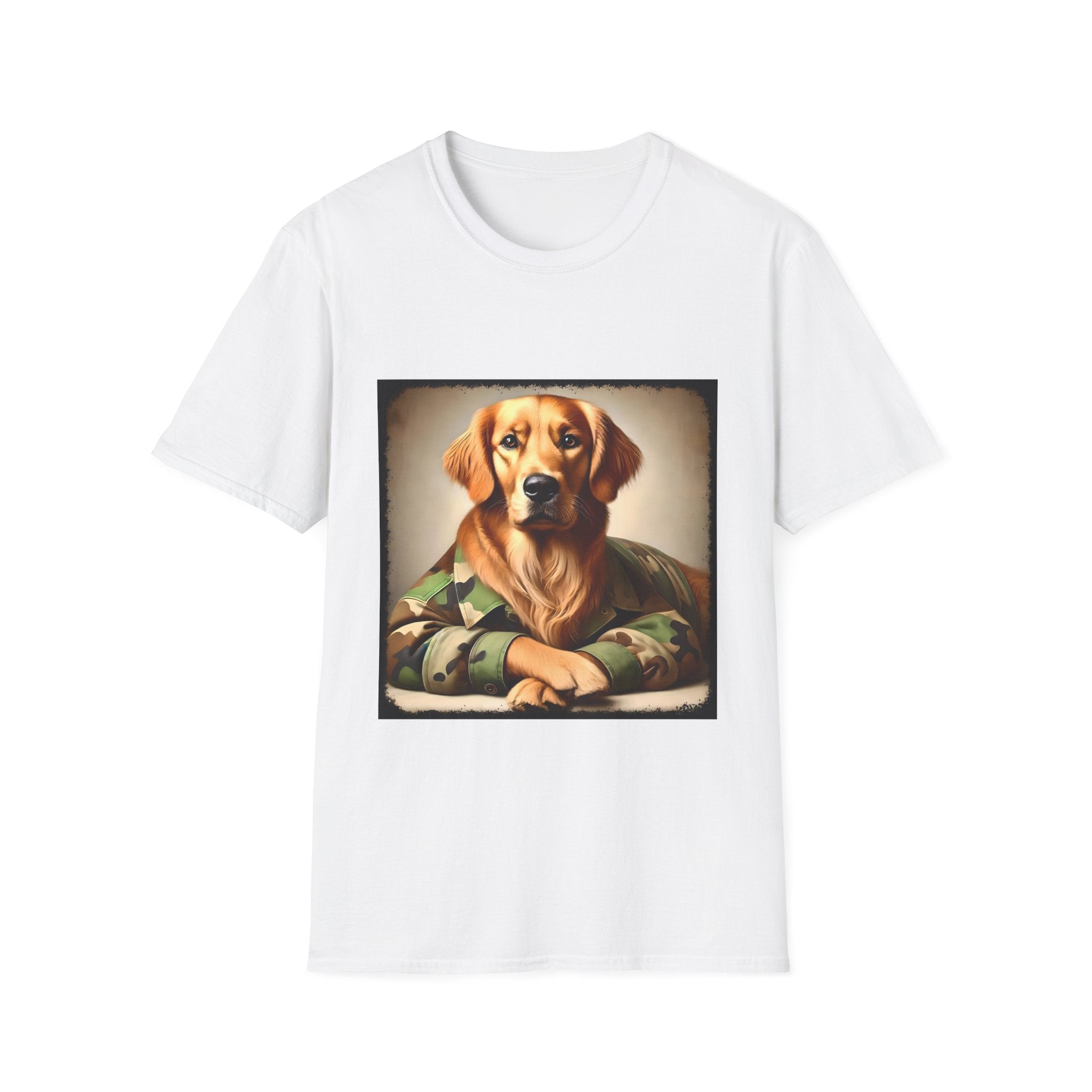 Golden Retriever Bark Battalion | Unisex Dog T-Shirt