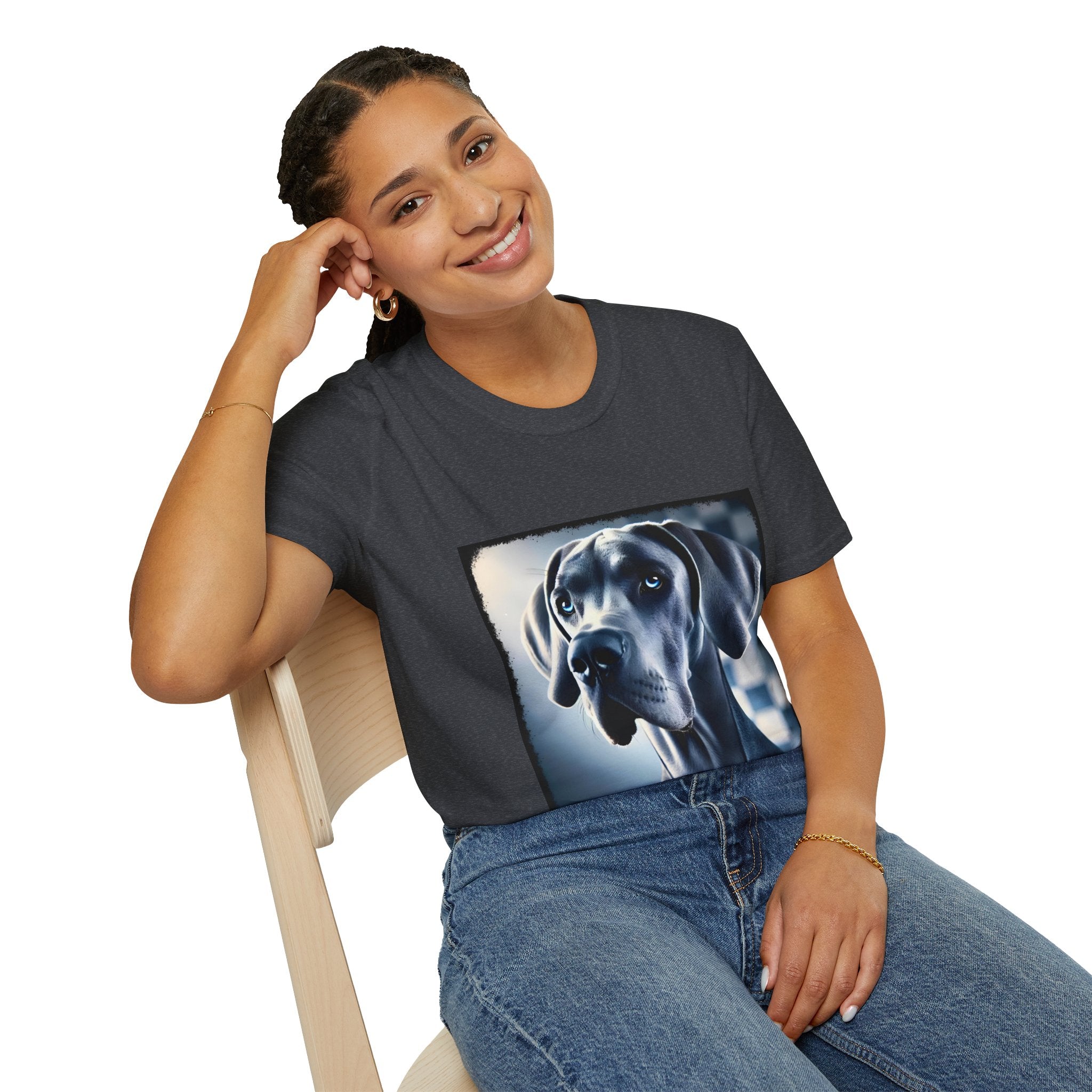 Great Dane Regal Pose | Unisex Dog T-Shirt