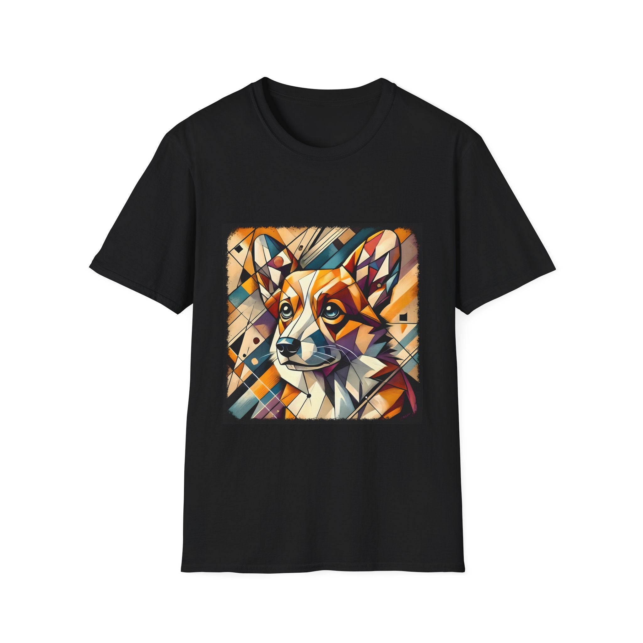 Pembroke Welsh Corgi Bold Geometric | Unisex Dog T-Shirt