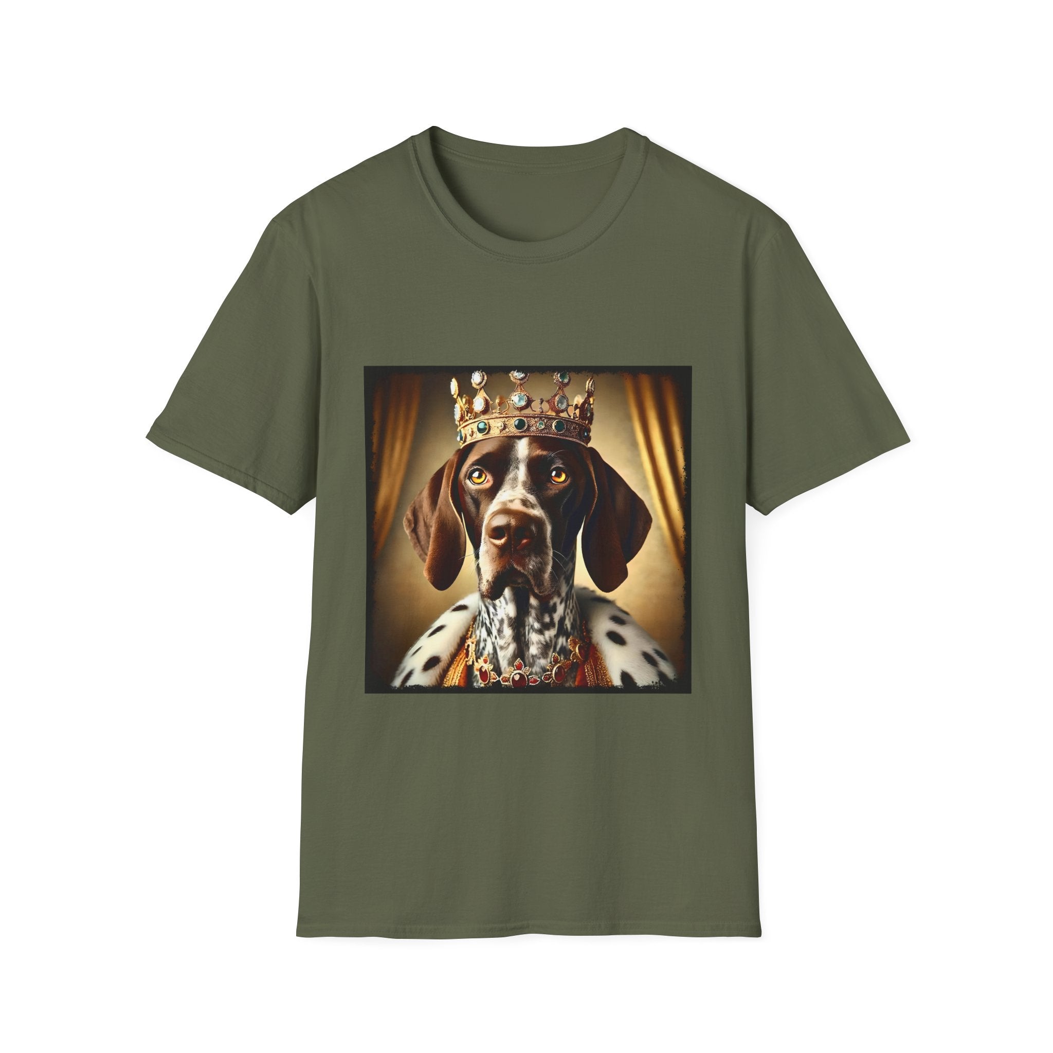 German Shorthaired Pointer Royal Icon | Unisex Dog T-Shirt