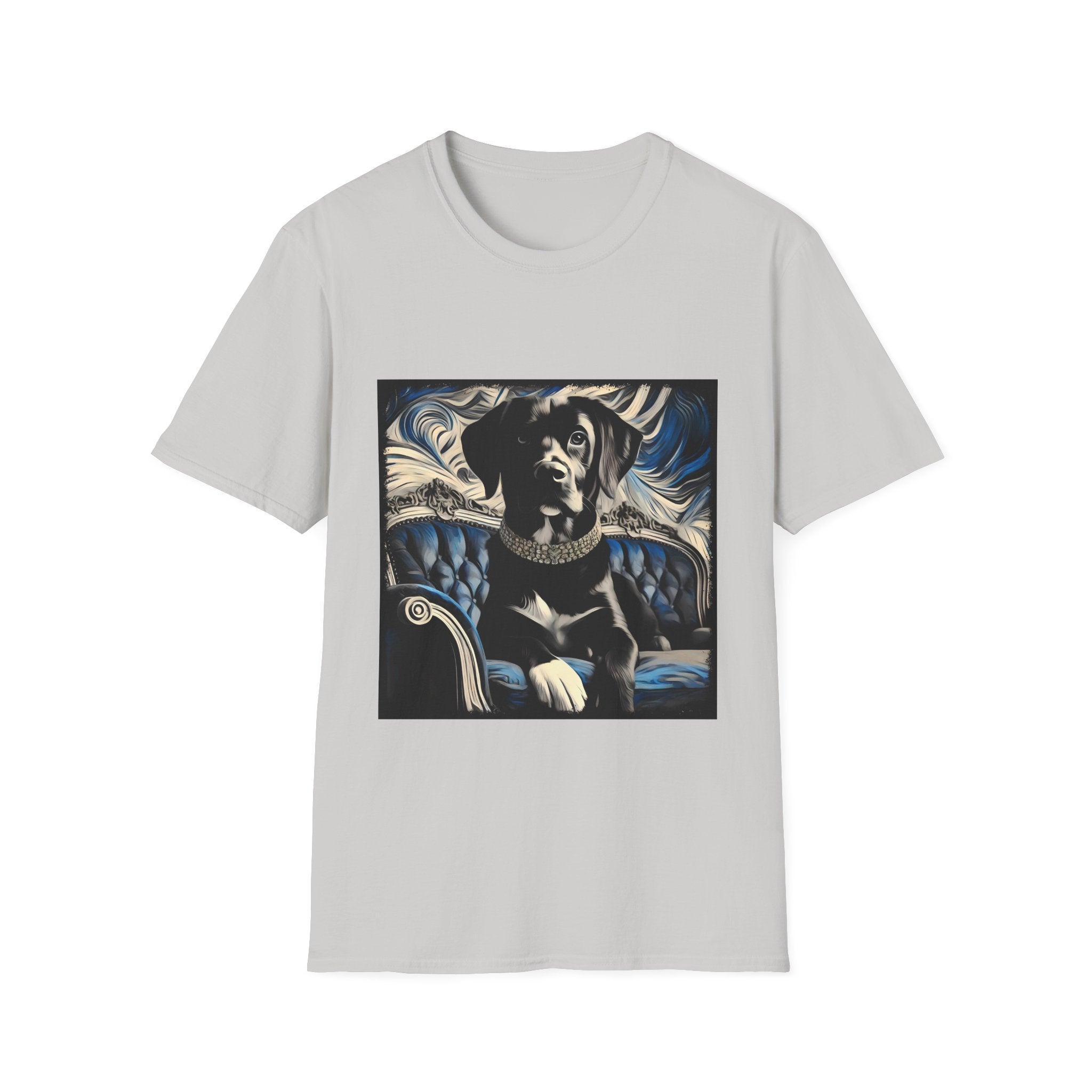 Labrador Retriever Blue and Black Swirl | Unisex Dog T-Shirt