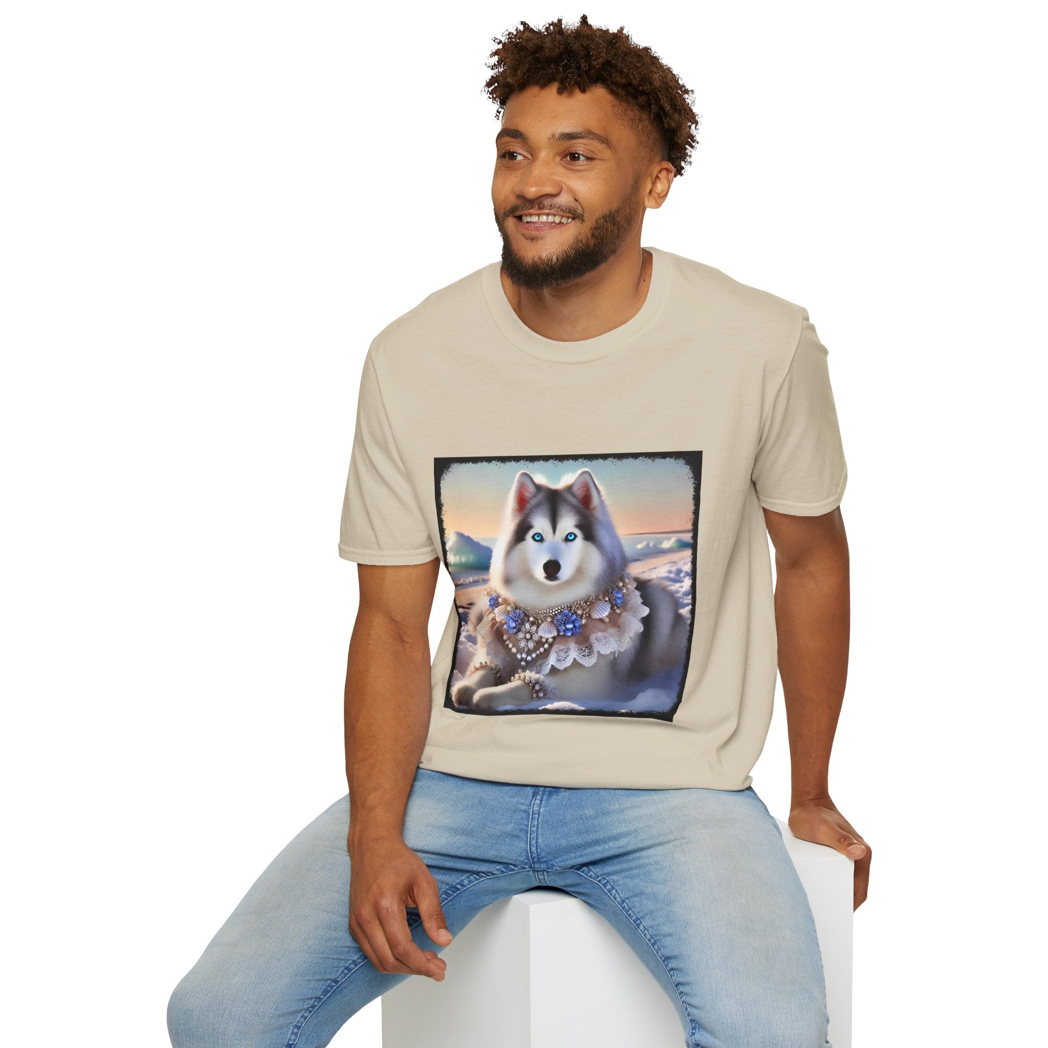 Siberian Husky Snow Princess | Unisex Dog T-Shirt